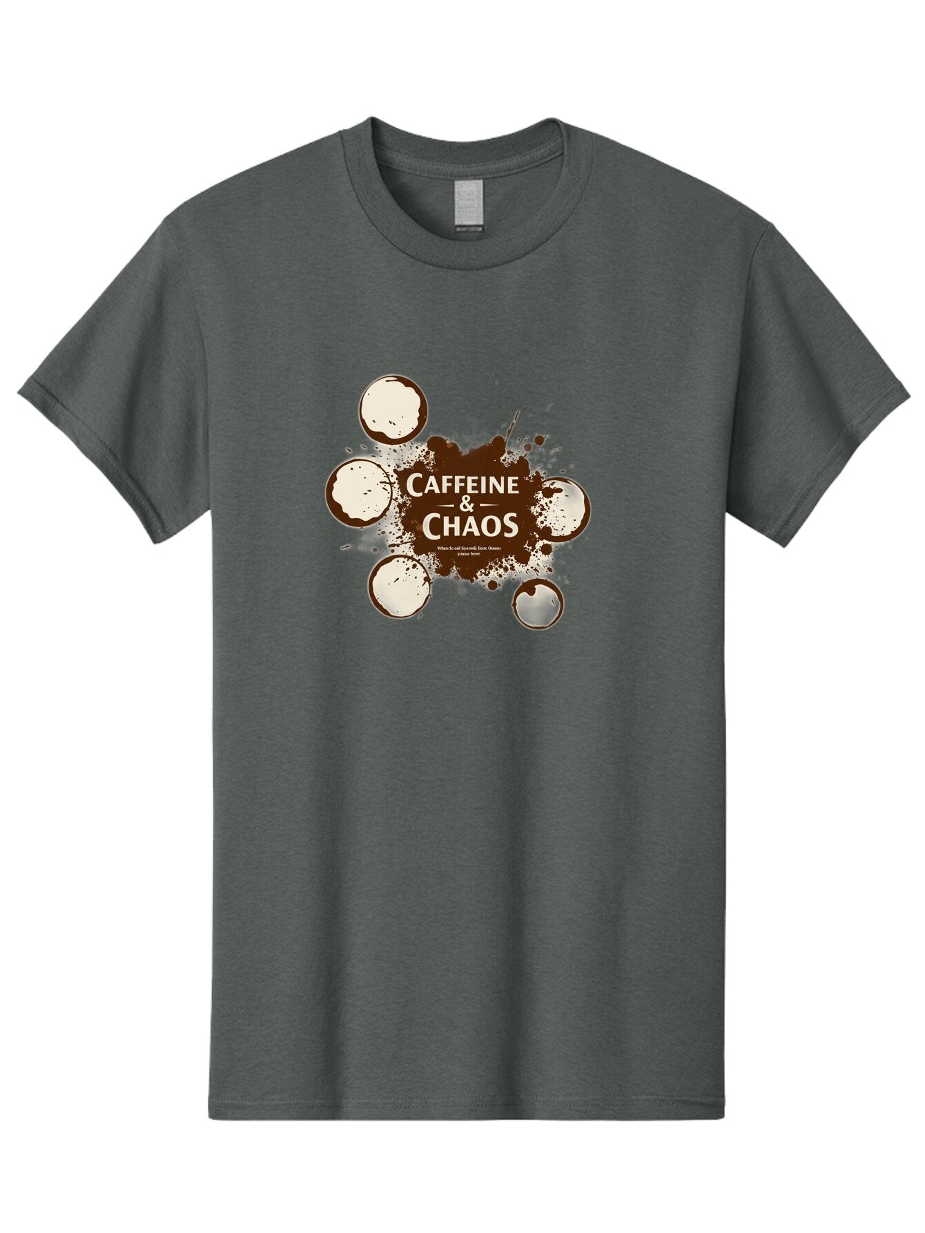 Caffeine-Chaos-1 Men'S Graphic Tee, 100% Cotton, Comfortable Casual Summer Wear, Machine Washable, Vintage Camera, Old Camera, Antique Camera, Black Camera, Classic Photography, Photography Equipment, Nostalgic Device, Film Camera, Camera Art Bao167 11