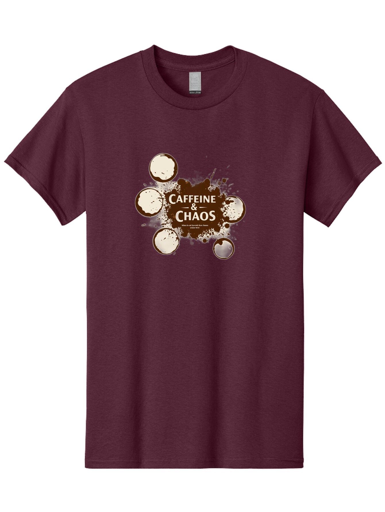 Caffeine-Chaos-1 Men'S Graphic Tee, 100% Cotton, Comfortable Casual Summer Wear, Machine Washable, Vintage Camera, Old Camera, Antique Camera, Black Camera, Classic Photography, Photography Equipment, Nostalgic Device, Film Camera, Camera Art Bao167 7
