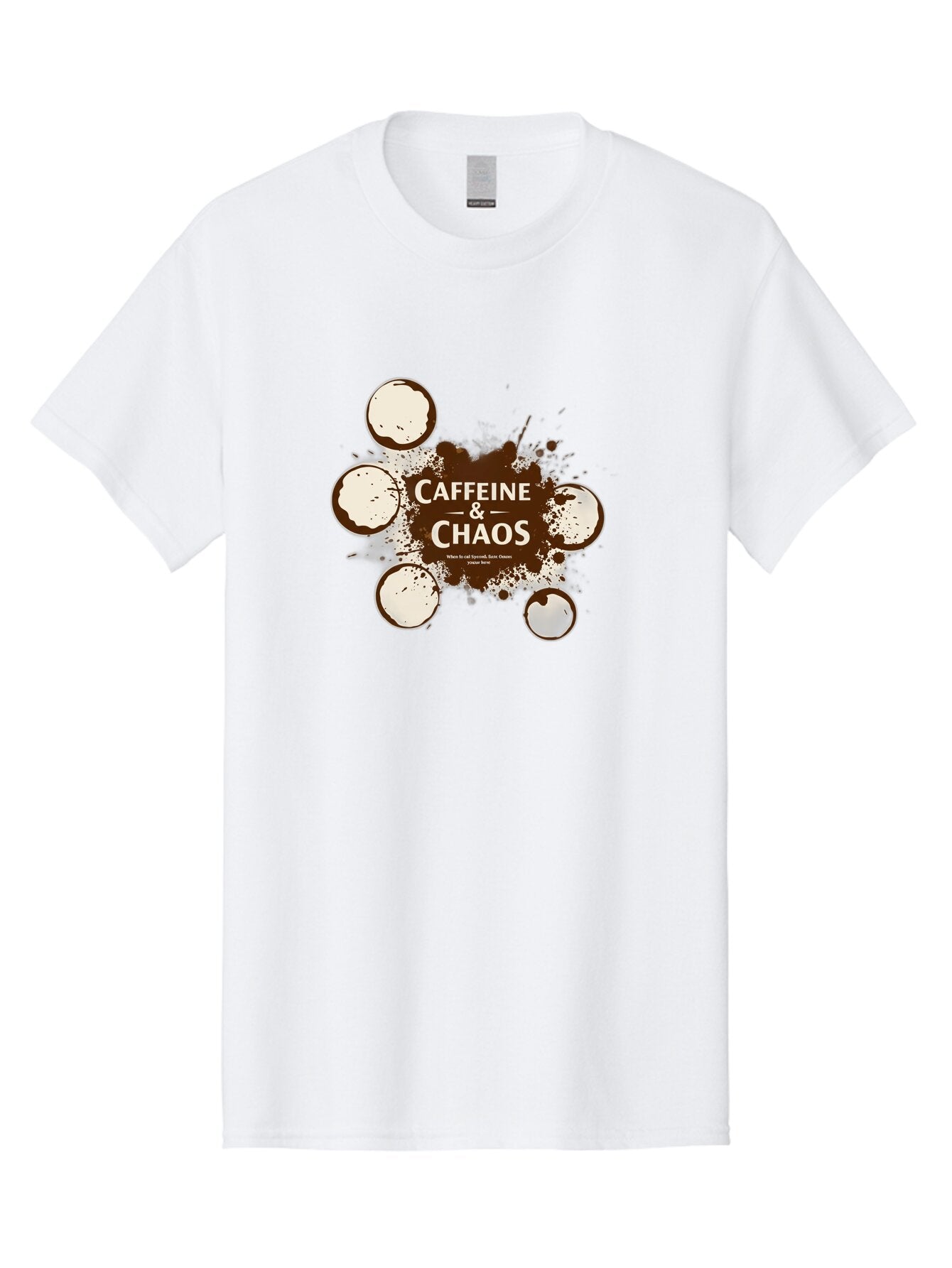 Caffeine-Chaos-1 Men'S Graphic Tee, 100% Cotton, Comfortable Casual Summer Wear, Machine Washable, Vintage Camera, Old Camera, Antique Camera, Black Camera, Classic Photography, Photography Equipment, Nostalgic Device, Film Camera, Camera Art Bao167 8