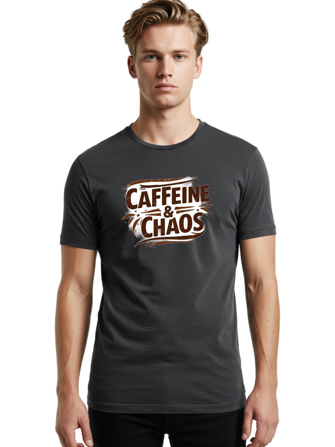 Caffeine-Chaos Men'S Graphic Tee, 100% Cotton, Comfortable Casual Summer Wear, Machine Washable, Vintage Camera, Old Camera, Antique Camera, Black Camera, Classic Photography, Photography Equipment, Nostalgic Device, Film Camera, Camera Art Bao168 18