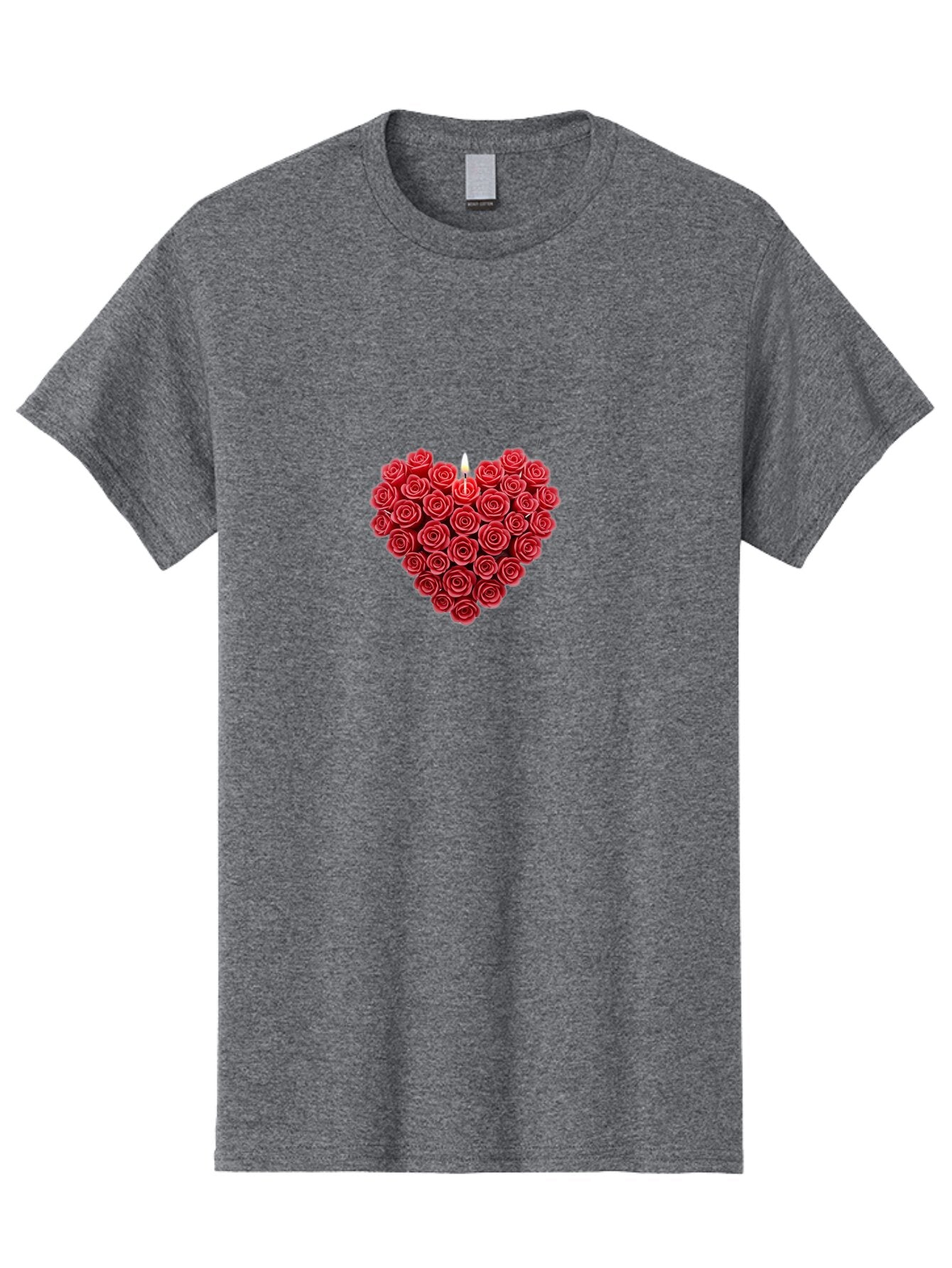 Candle-Heart-Roses Men'S Graphic Tee, 100% Cotton, Comfortable Casual Summer Wear, Machine Washable, Vintage Camera, Old Camera, Antique Camera, Black Camera, Classic Photography, Photography Equipment, Nostalgic Device, Film Camera, Bao173