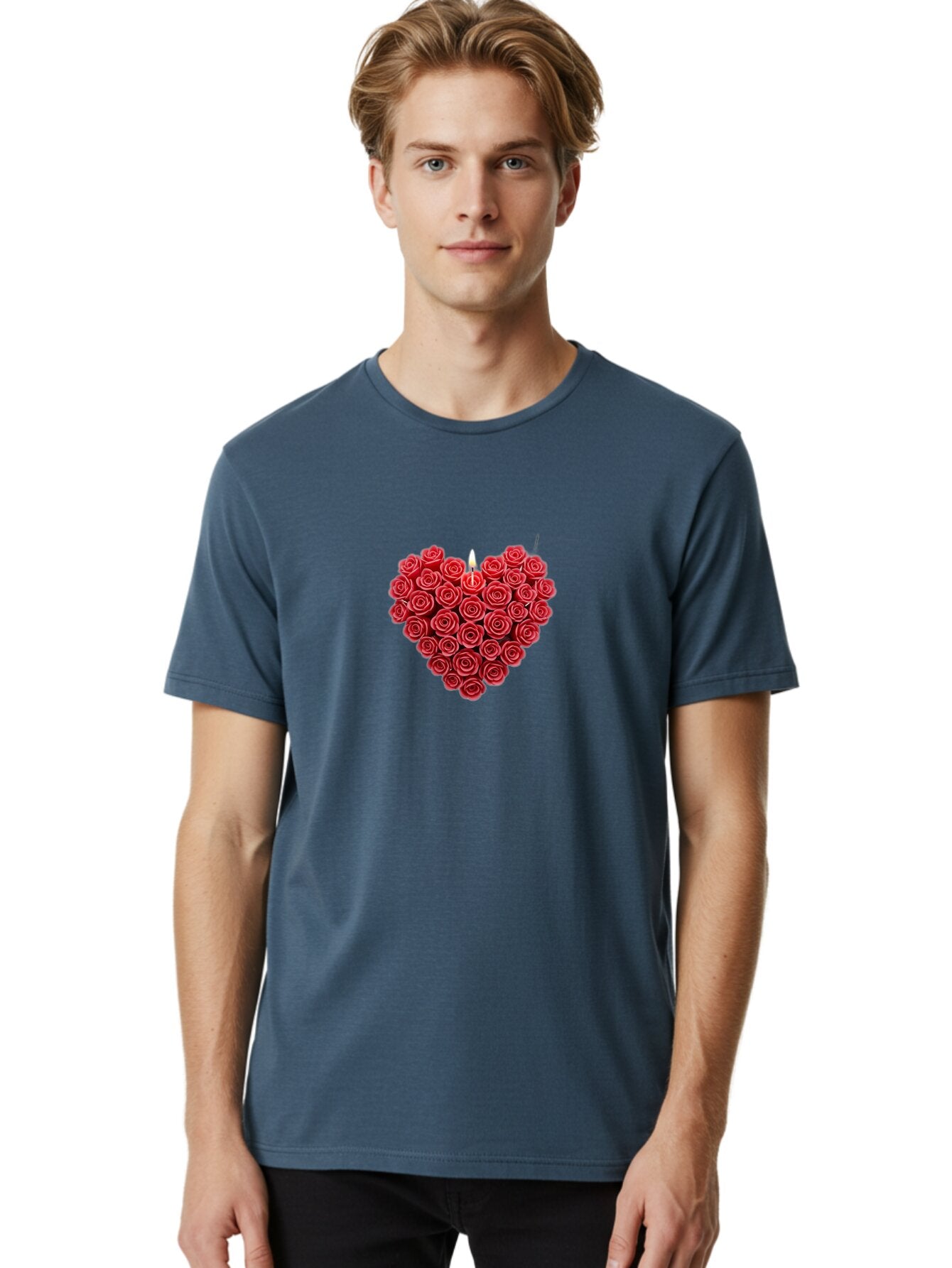 Candle-Heart-Roses Men'S Graphic Tee, 100% Cotton, Comfortable Casual Summer Wear, Machine Washable, Vintage Camera, Old Camera, Antique Camera, Black Camera, Classic Photography, Photography Equipment, Nostalgic Device, Film Camera, Bao173 20
