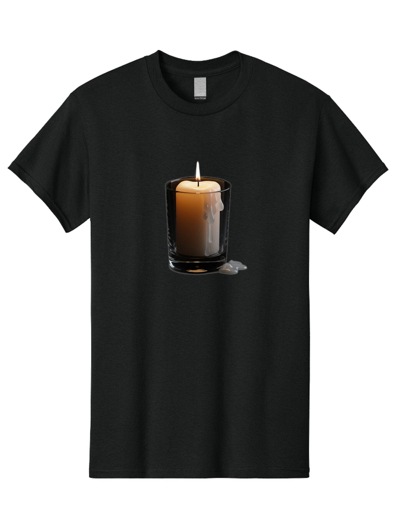 Candle-In-Glass-Holder-2 Men'S Graphic Tee, 100% Cotton, Comfortable Casual Summer Wear, Machine Washable, Vintage Camera, Old Camera, Antique Camera, Black Camera, Classic Photography, Photography Equipment, Nostalgic Device, Film Camera, Bao177 7
