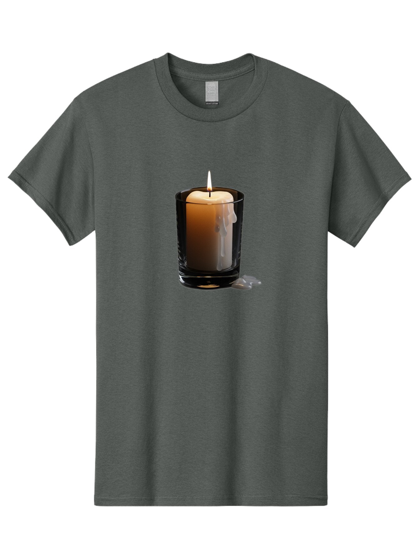 Candle-In-Glass-Holder-2 Men'S Graphic Tee, 100% Cotton, Comfortable Casual Summer Wear, Machine Washable, Vintage Camera, Old Camera, Antique Camera, Black Camera, Classic Photography, Photography Equipment, Nostalgic Device, Film Camera, Bao177 4