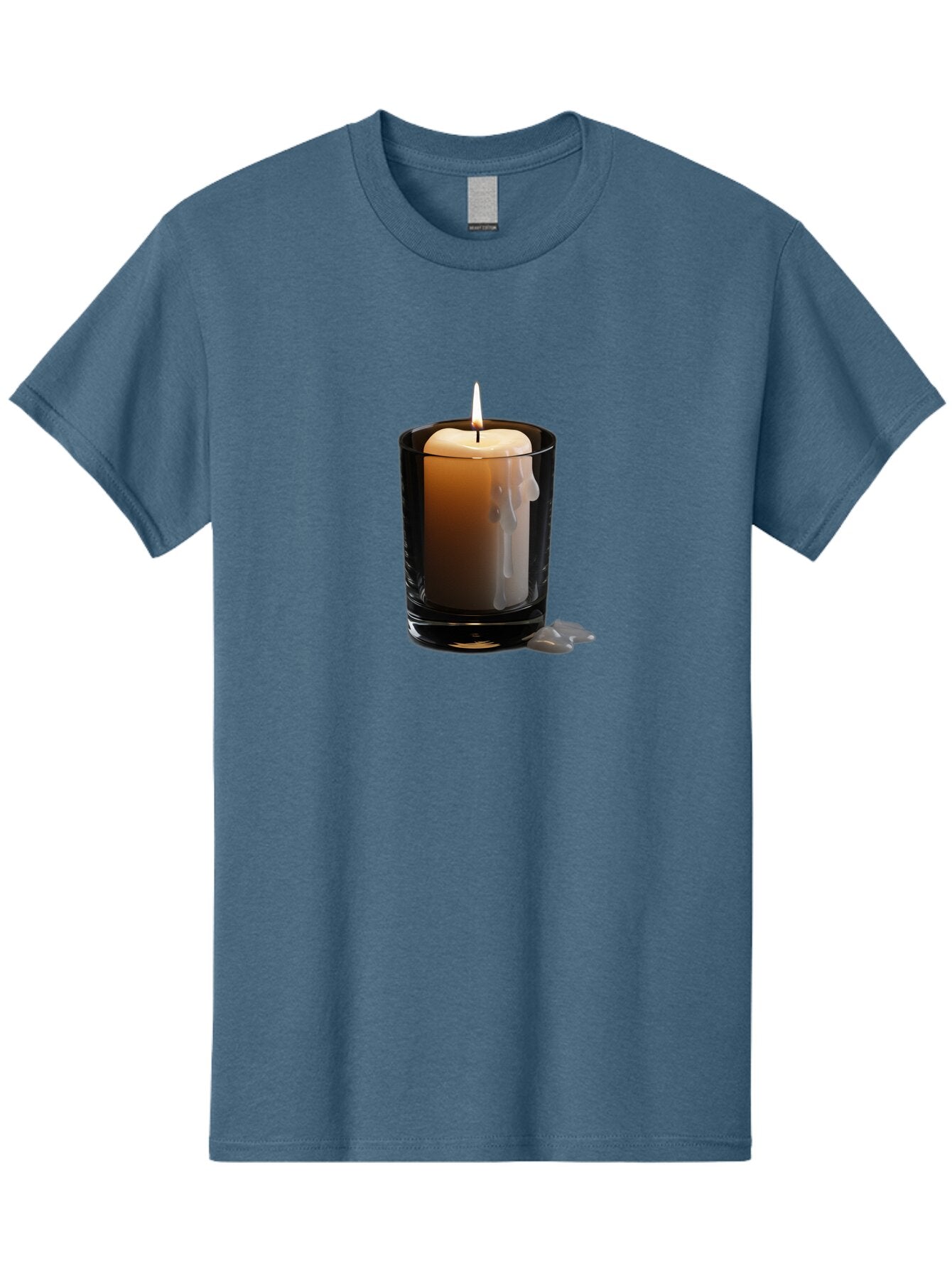 Candle-In-Glass-Holder-2 Men'S Graphic Tee, 100% Cotton, Comfortable Casual Summer Wear, Machine Washable, Vintage Camera, Old Camera, Antique Camera, Black Camera, Classic Photography, Photography Equipment, Nostalgic Device, Film Camera, Bao177 12
