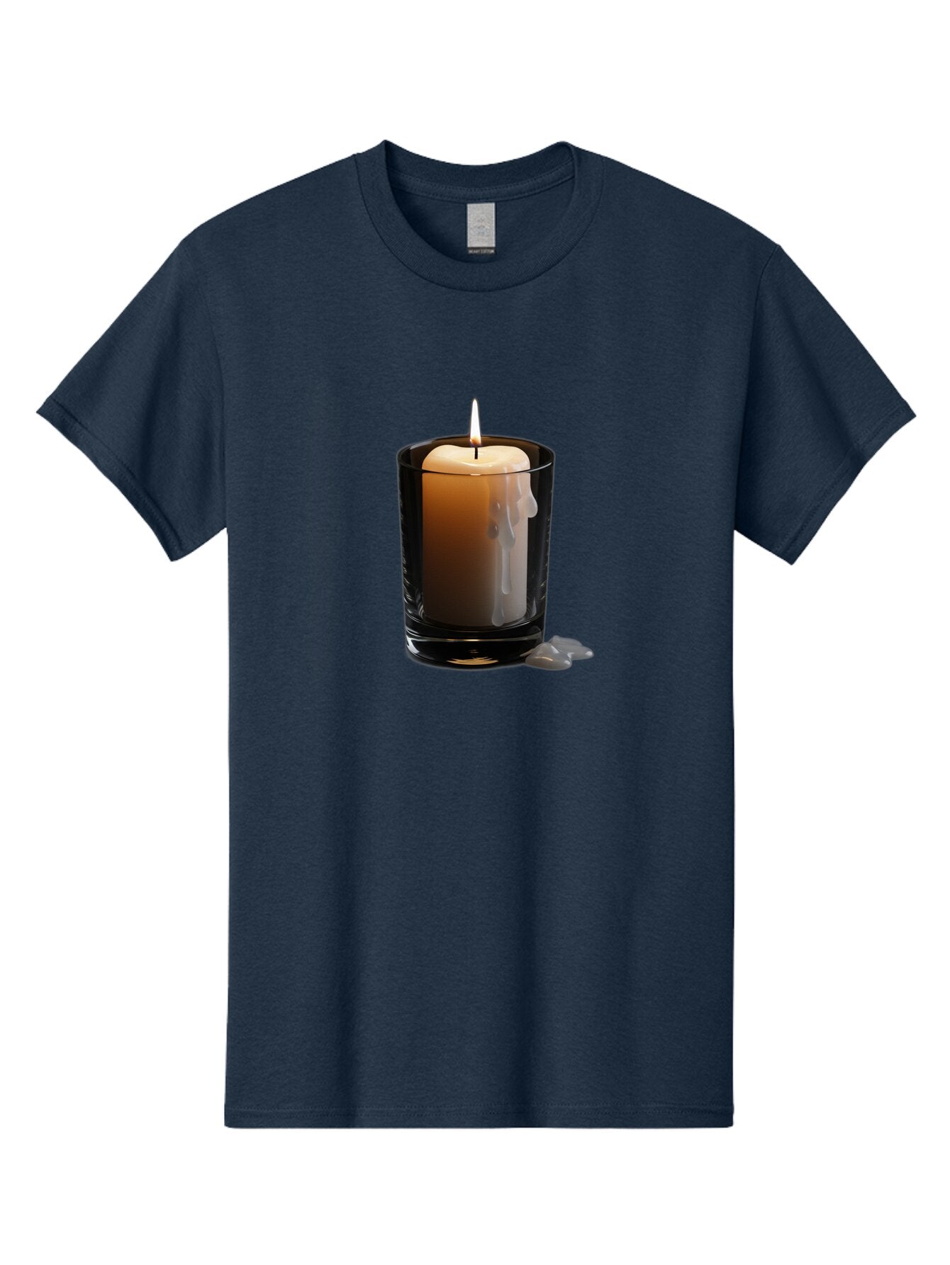 Candle-In-Glass-Holder-2 Men'S Graphic Tee, 100% Cotton, Comfortable Casual Summer Wear, Machine Washable, Vintage Camera, Old Camera, Antique Camera, Black Camera, Classic Photography, Photography Equipment, Nostalgic Device, Film Camera, Bao177 13
