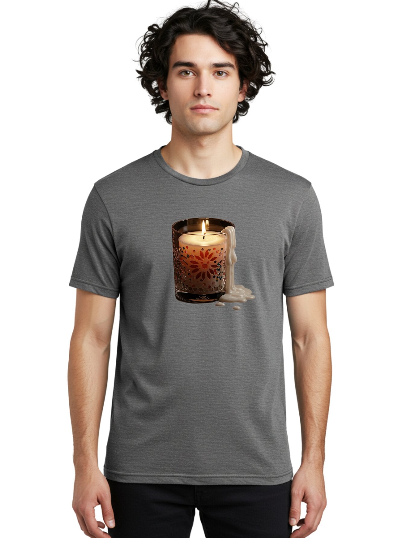 Candle-In-Glass-Holder-3 Men'S Graphic Tee, 100% Cotton, Comfortable Casual Summer Wear, Machine Washable, Vintage Camera, Old Camera, Antique Camera, Black Camera, Classic Photography, Photography Equipment, Nostalgic Device, Film Camera, Bao178 21