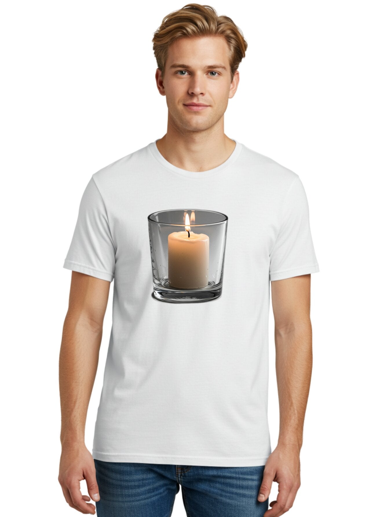 Candle-In-Glass-Holder-4 Men'S Graphic Tee, 100% Cotton, Comfortable Casual Summer Wear, Machine Washable, Vintage Camera, Old Camera, Antique Camera, Black Camera, Classic Photography, Photography Equipment, Nostalgic Device, Film Camera, Bao179 24