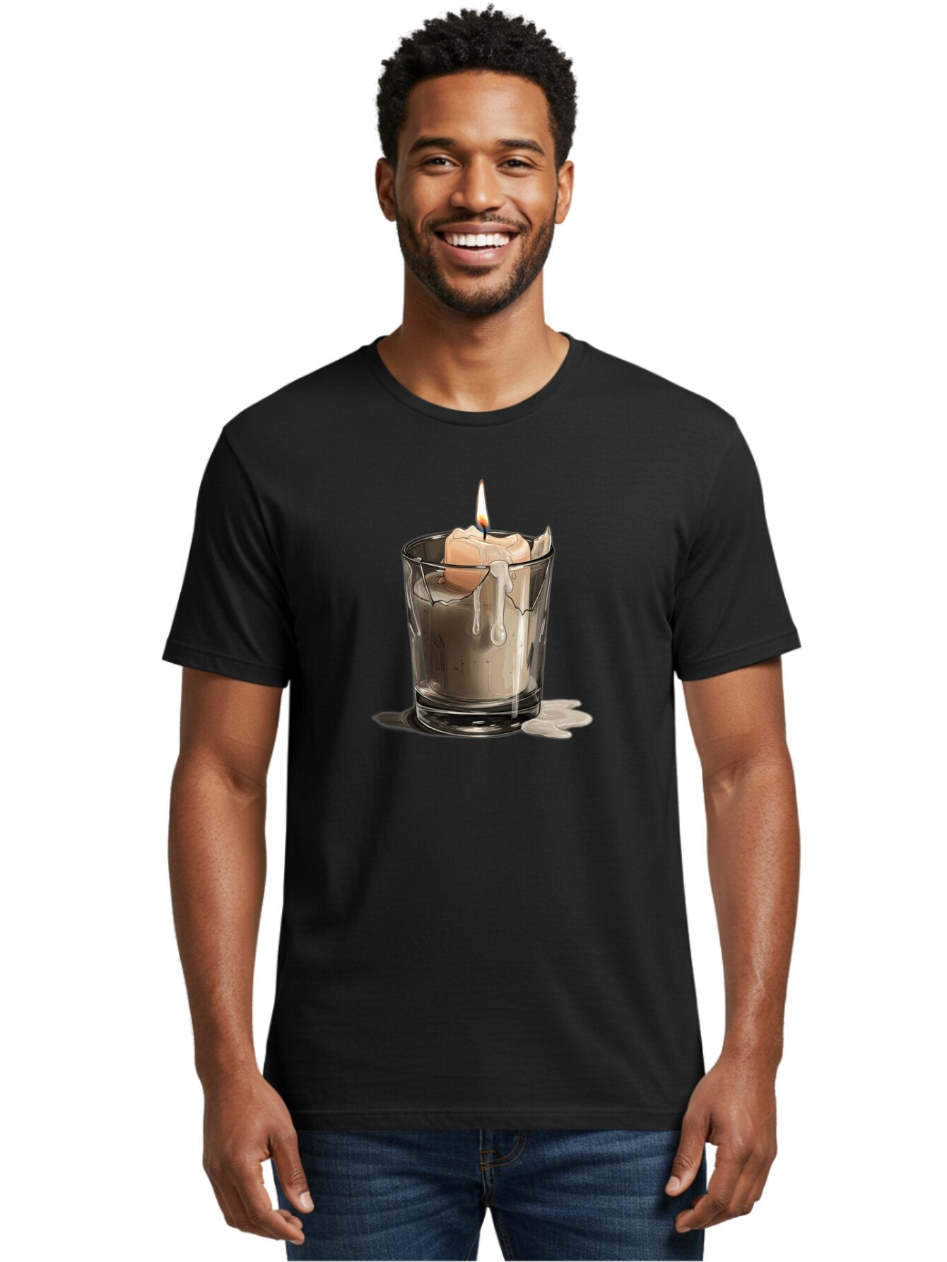 Candle-In-Tumbler Men'S Graphic Tee, 100% Cotton, Comfortable Casual Summer Wear, Machine Washable, Vintage Camera, Old Camera, Antique Camera, Black Camera, Classic Photography, Photography Equipment, Nostalgic Device, Film Camera, Camera Art Bao183 18