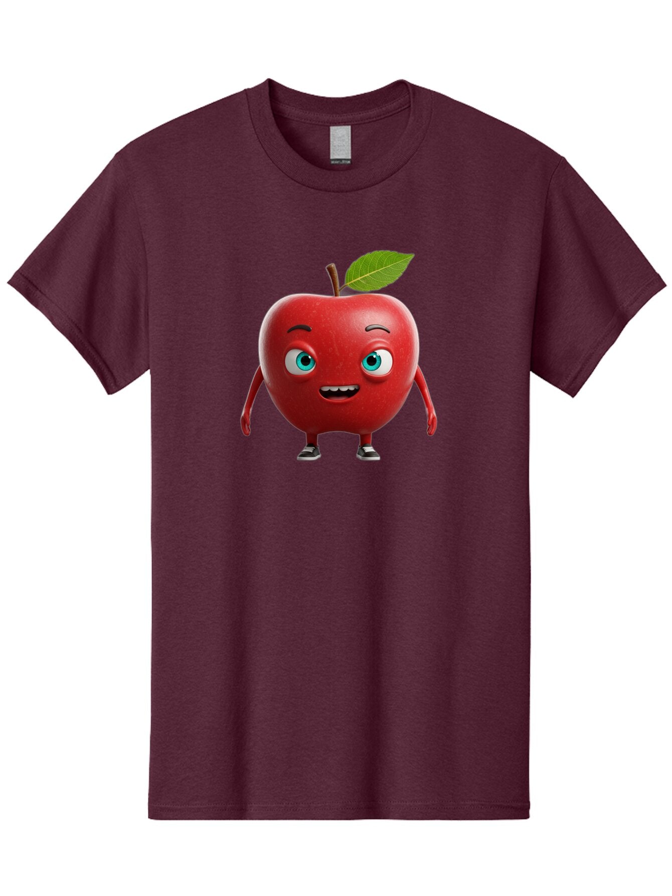 Cartoon-Apple-Character Men'S Graphic Tee, 100% Cotton, Comfortable Casual Summer Wear, Machine Washable, Vintage Camera, Old Camera, Antique Camera, Black Camera, Classic Photography, Photography Equipment, Nostalgic Device, Film Camera, Bao189 13