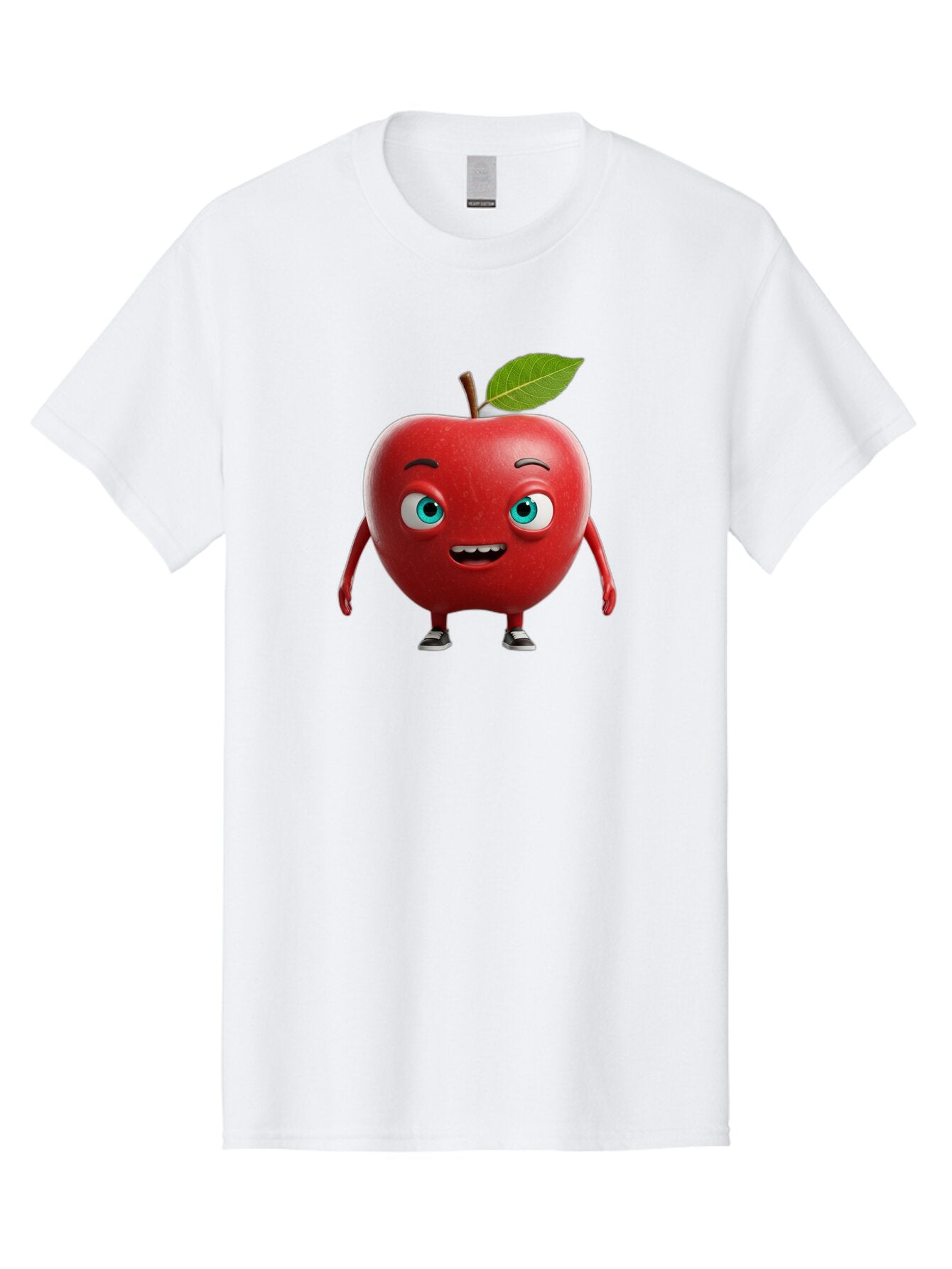 Cartoon-Apple-Character Men'S Graphic Tee, 100% Cotton, Comfortable Casual Summer Wear, Machine Washable, Vintage Camera, Old Camera, Antique Camera, Black Camera, Classic Photography, Photography Equipment, Nostalgic Device, Film Camera, Bao189 6