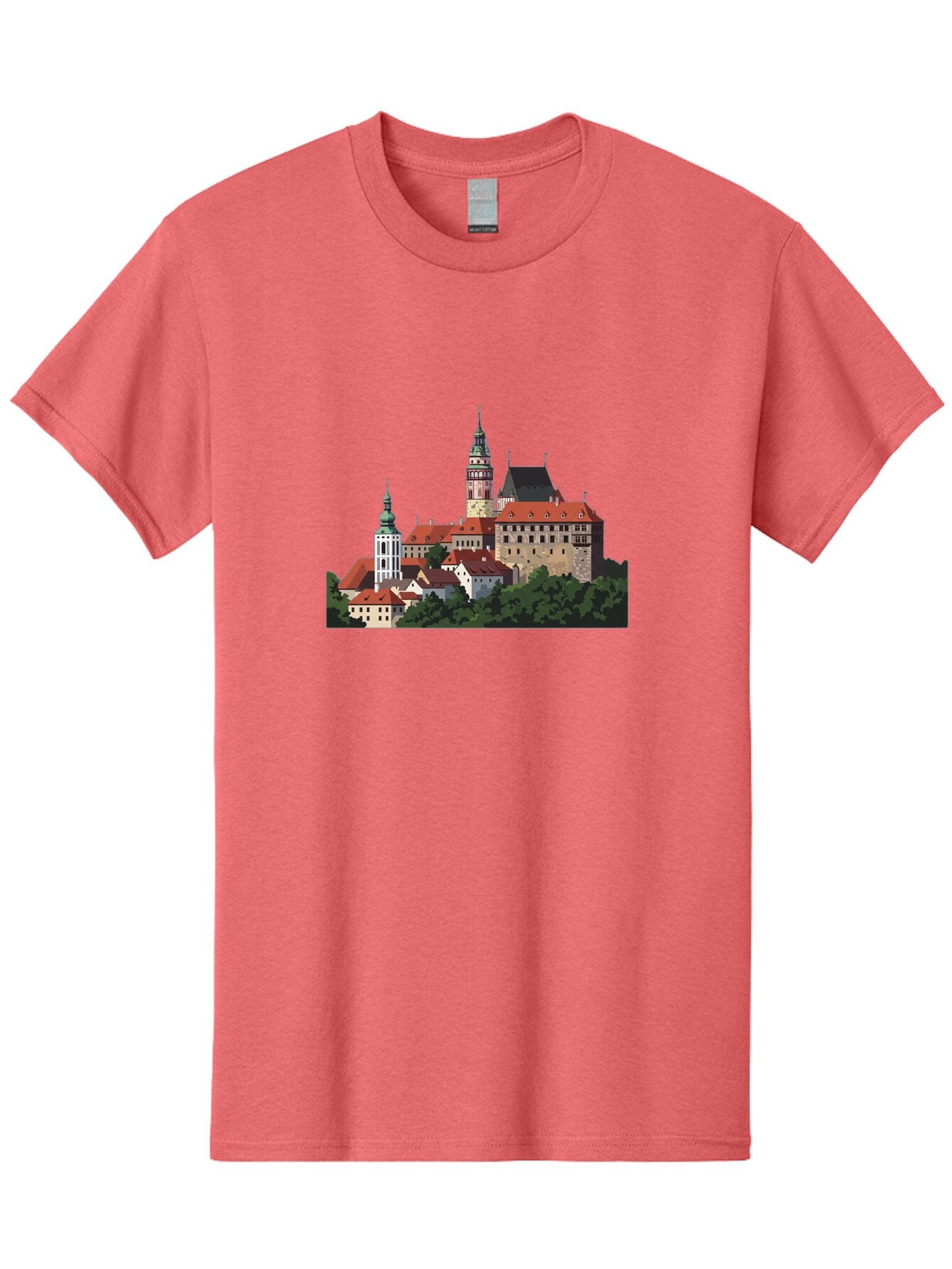 Castle-Illustration Men'S Graphic Tee, 100% Cotton, Comfortable Casual Summer Wear, Machine Washable, Vintage Camera, Old Camera, Antique Camera, Black Camera, Classic Photography, Photography Equipment, Nostalgic Device, Film Camera, Bao192 15