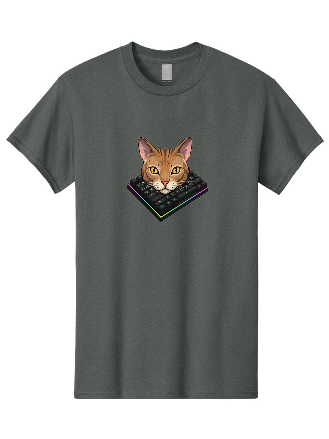 Cat-On-Keyboard Men'S Graphic Tee, 100% Cotton, Comfortable Casual Summer Wear, Machine Washable, Vintage Camera, Old Camera, Antique Camera, Black Camera, Classic Photography, Photography Equipment, Nostalgic Device, Film Camera, Camera Art Bao202 4