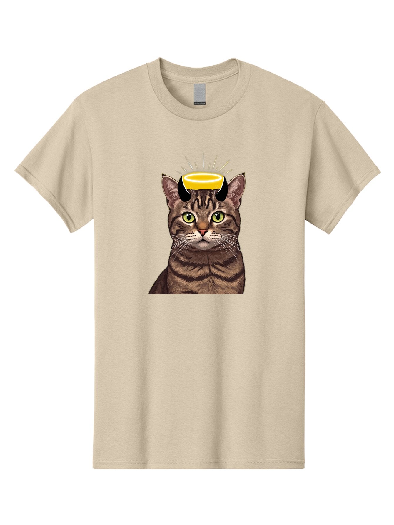 Cat-With-Halo Men'S Graphic Tee, 100% Cotton, Comfortable Casual Summer Wear, Machine Washable, Vintage Camera, Old Camera, Antique Camera, Black Camera, Classic Photography, Photography Equipment, Nostalgic Device, Film Camera, Camera Art Bao207 12