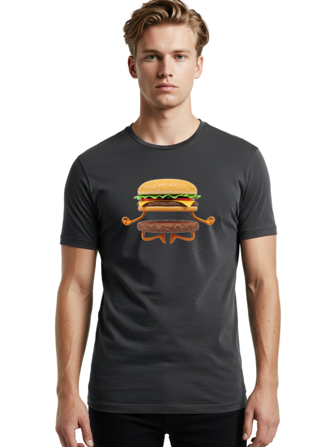 Cheeseburger-Man Men'S Graphic Tee, 100% Cotton, Comfortable Casual Summer Wear, Machine Washable, Vintage Camera, Old Camera, Antique Camera, Black Camera, Classic Photography, Photography Equipment, Nostalgic Device, Film Camera, Camera Art Bao215 17