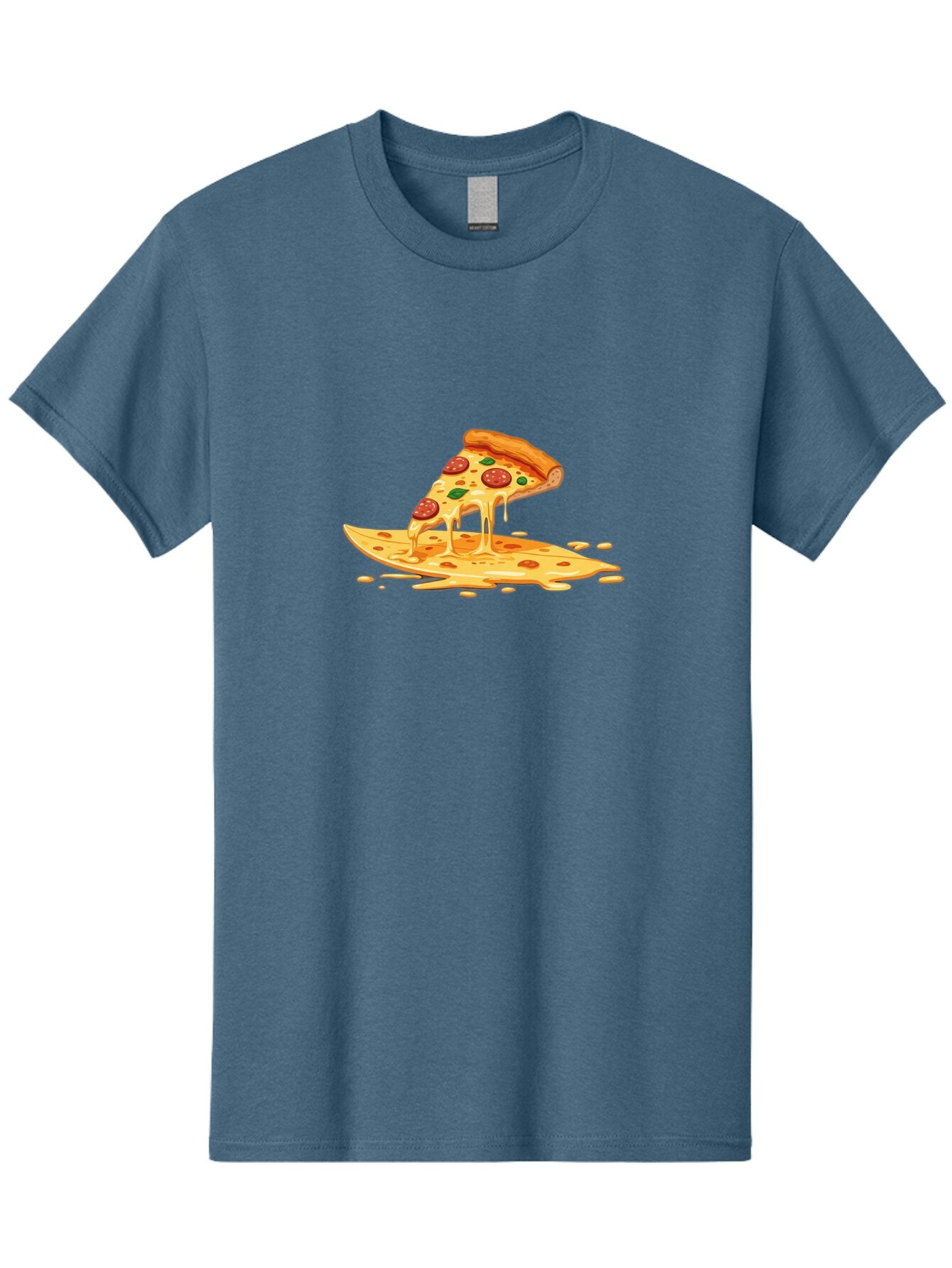 Cheesy-Pepperoni-Pizza-Slice Men'S Graphic Tee, 100% Cotton, Comfortable Casual Summer Wear, Machine Washable, Vintage Camera, Old Camera, Antique Camera, Black Camera, Classic Photography, Photography Equipment, Nostalgic Device, Film Camera, Bao216 9