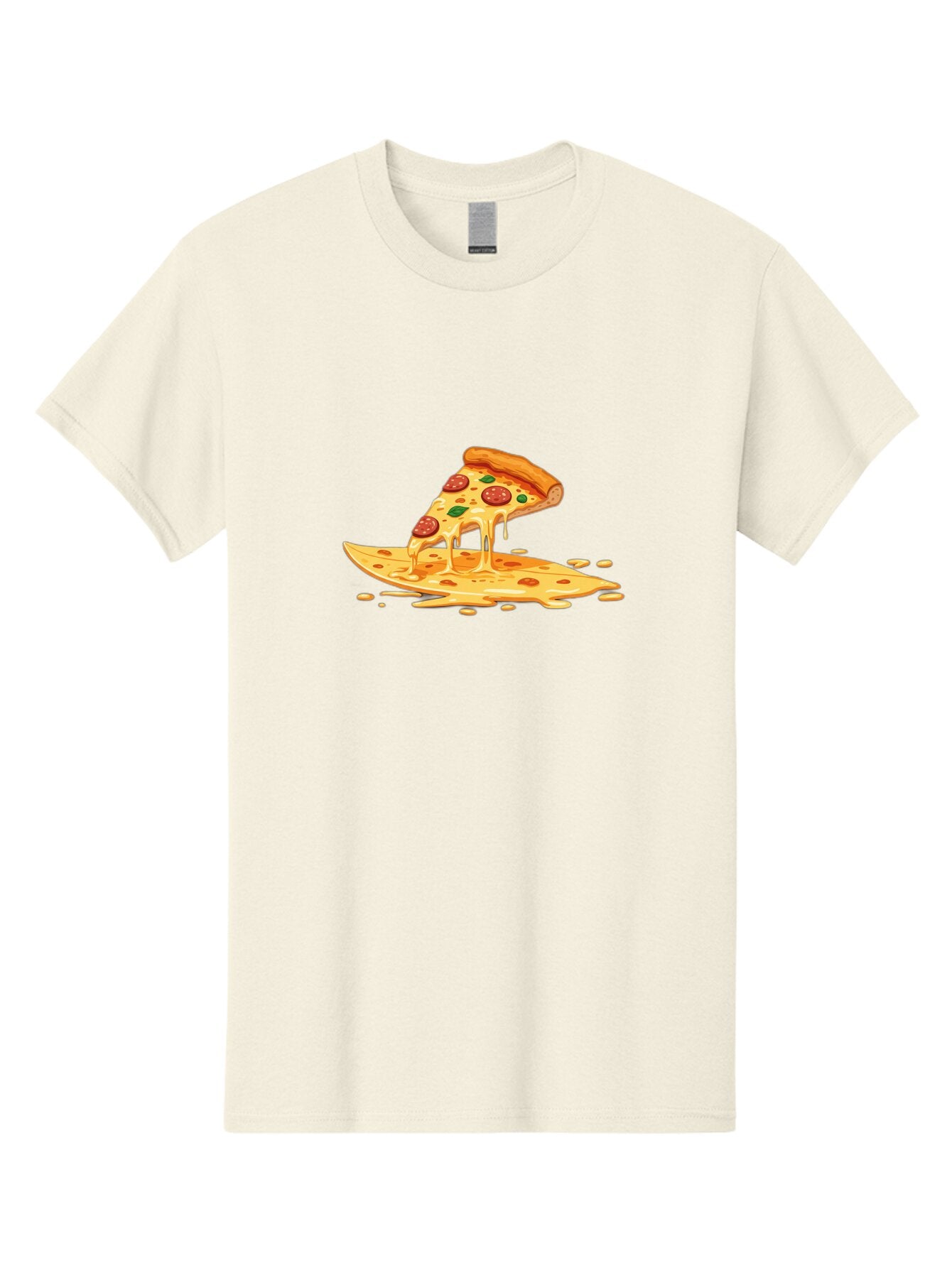 Cheesy-Pepperoni-Pizza-Slice Men'S Graphic Tee, 100% Cotton, Comfortable Casual Summer Wear, Machine Washable, Vintage Camera, Old Camera, Antique Camera, Black Camera, Classic Photography, Photography Equipment, Nostalgic Device, Film Camera, Bao216 3