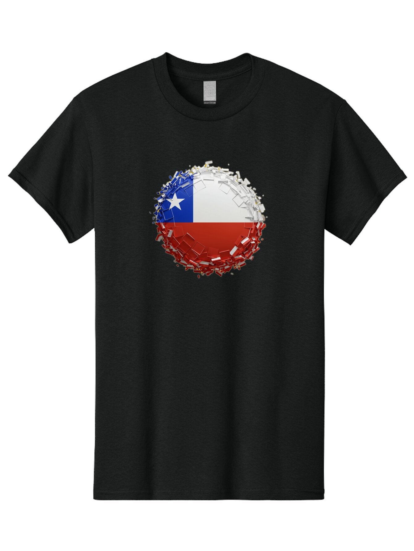 Chile-Flag Men'S Graphic Tee, 100% Cotton, Comfortable Casual Summer Wear, Machine Washable, Vintage Camera, Old Camera, Antique Camera, Black Camera, Classic Photography, Photography Equipment, Nostalgic Device, Film Camera, Camera Art Bao226 11