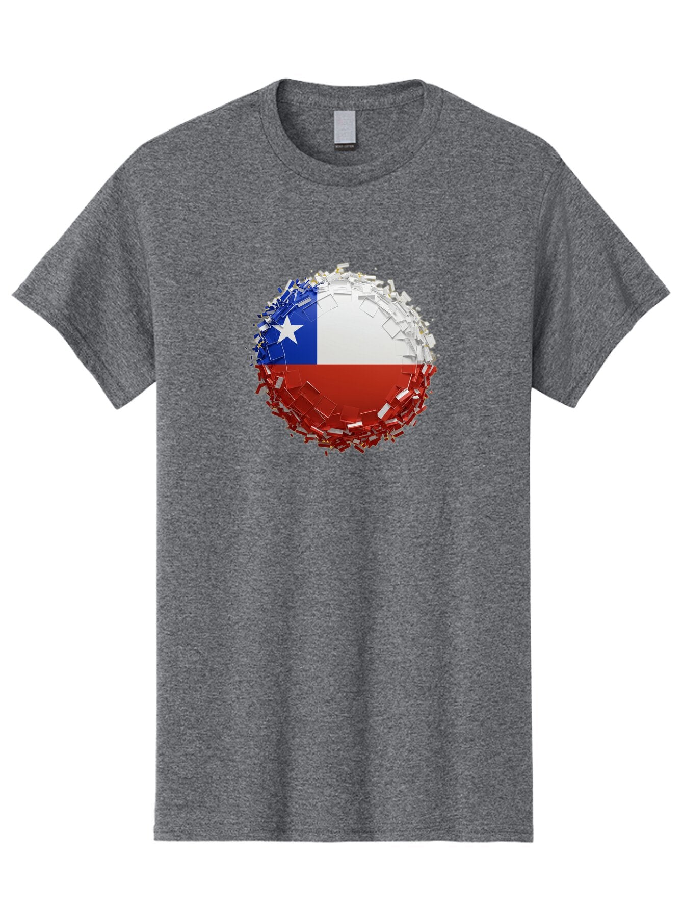 Chile-Flag Men'S Graphic Tee, 100% Cotton, Comfortable Casual Summer Wear, Machine Washable, Vintage Camera, Old Camera, Antique Camera, Black Camera, Classic Photography, Photography Equipment, Nostalgic Device, Film Camera, Camera Art Bao226 3