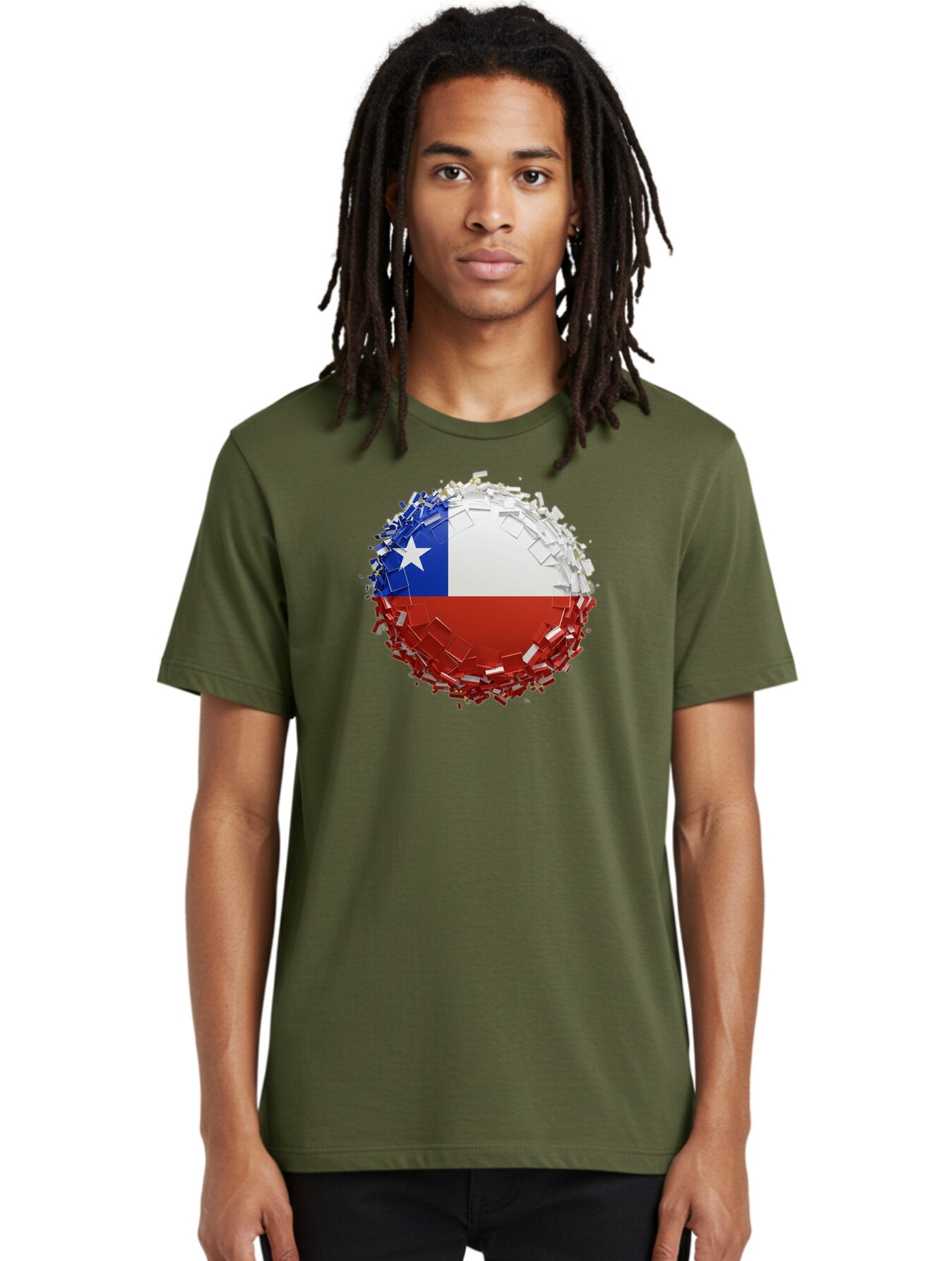 Chile-Flag Men'S Graphic Tee, 100% Cotton, Comfortable Casual Summer Wear, Machine Washable, Vintage Camera, Old Camera, Antique Camera, Black Camera, Classic Photography, Photography Equipment, Nostalgic Device, Film Camera, Camera Art Bao226 17