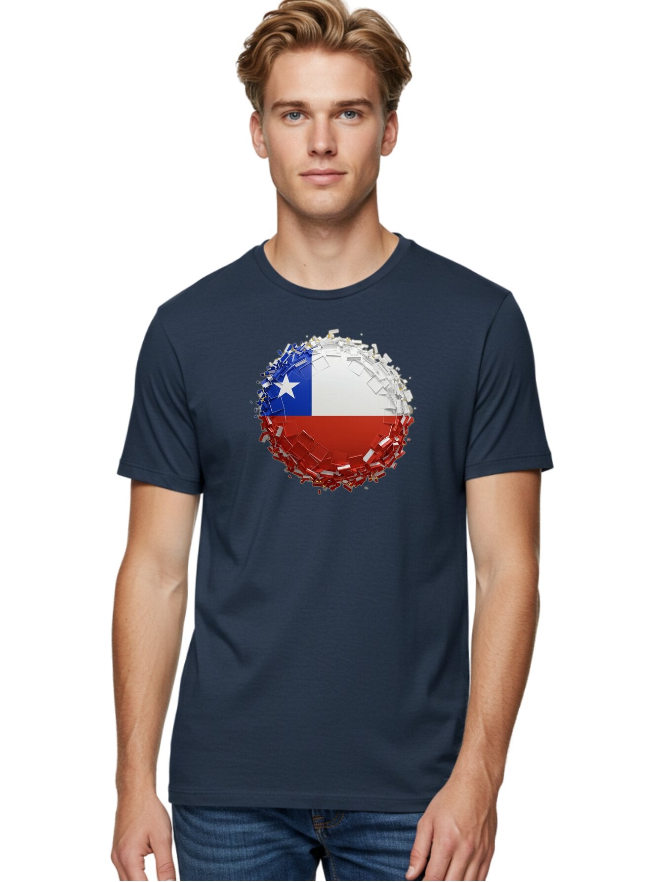 Chile-Flag Men'S Graphic Tee, 100% Cotton, Comfortable Casual Summer Wear, Machine Washable, Vintage Camera, Old Camera, Antique Camera, Black Camera, Classic Photography, Photography Equipment, Nostalgic Device, Film Camera, Camera Art Bao226 19