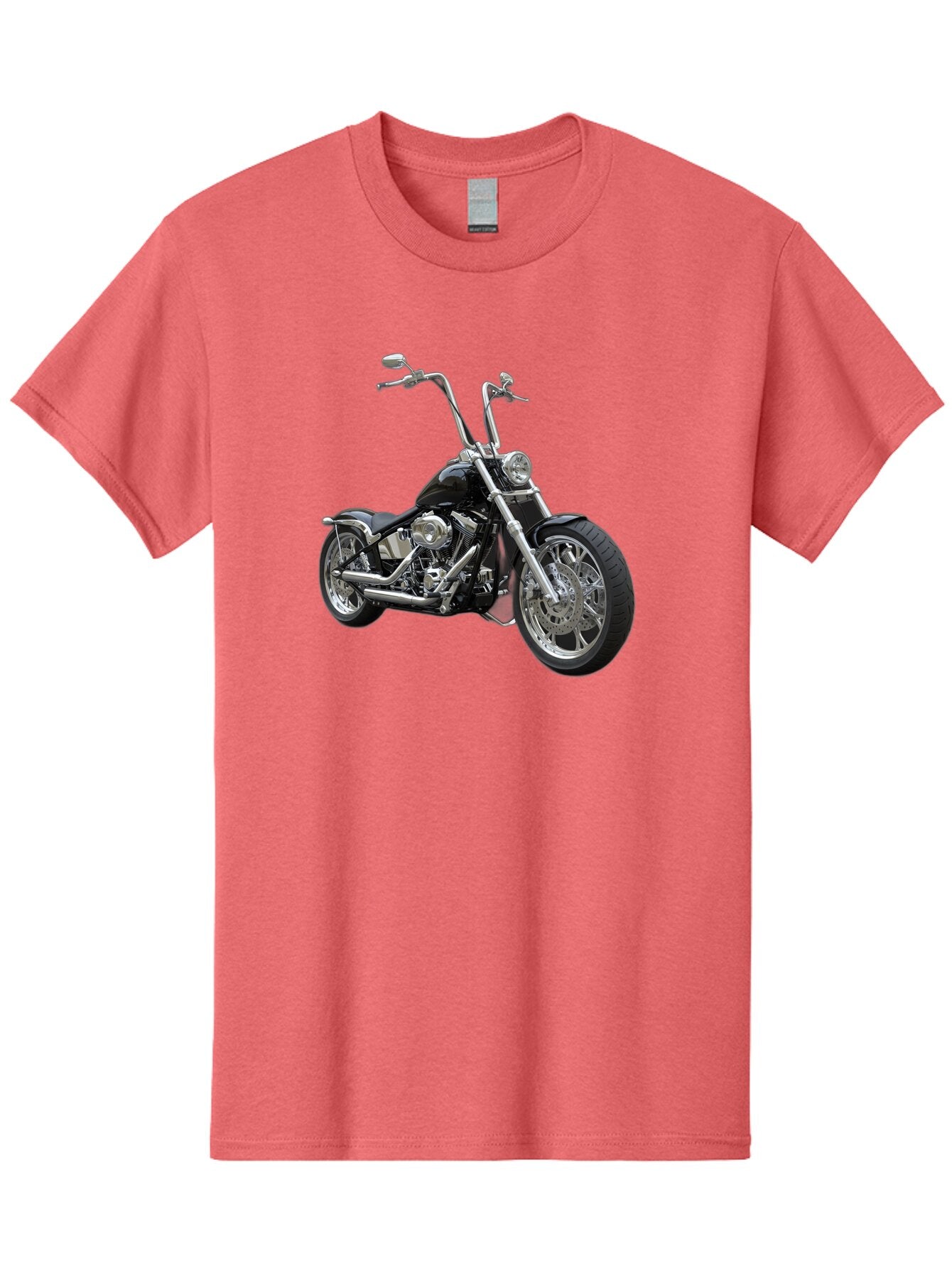 Chopper-Motorcycle-1 Men'S Graphic Tee, 100% Cotton, Comfortable Casual Summer Wear, Machine Washable, Vintage Camera, Old Camera, Antique Camera, Black Camera, Classic Photography, Photography Equipment, Nostalgic Device, Film Camera, Bao229 10