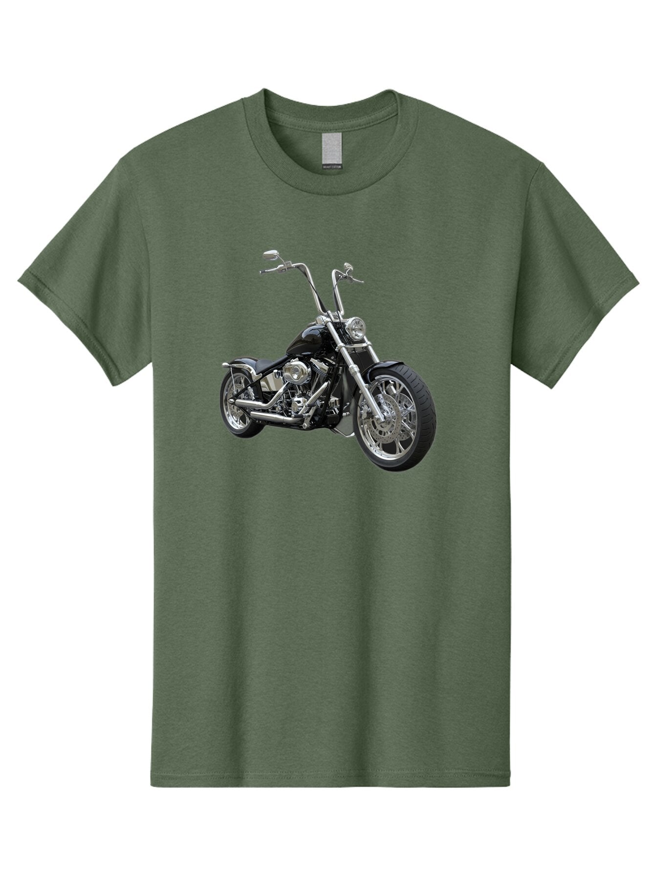 Chopper-Motorcycle-1 Men'S Graphic Tee, 100% Cotton, Comfortable Casual Summer Wear, Machine Washable, Vintage Camera, Old Camera, Antique Camera, Black Camera, Classic Photography, Photography Equipment, Nostalgic Device, Film Camera, Bao229 12