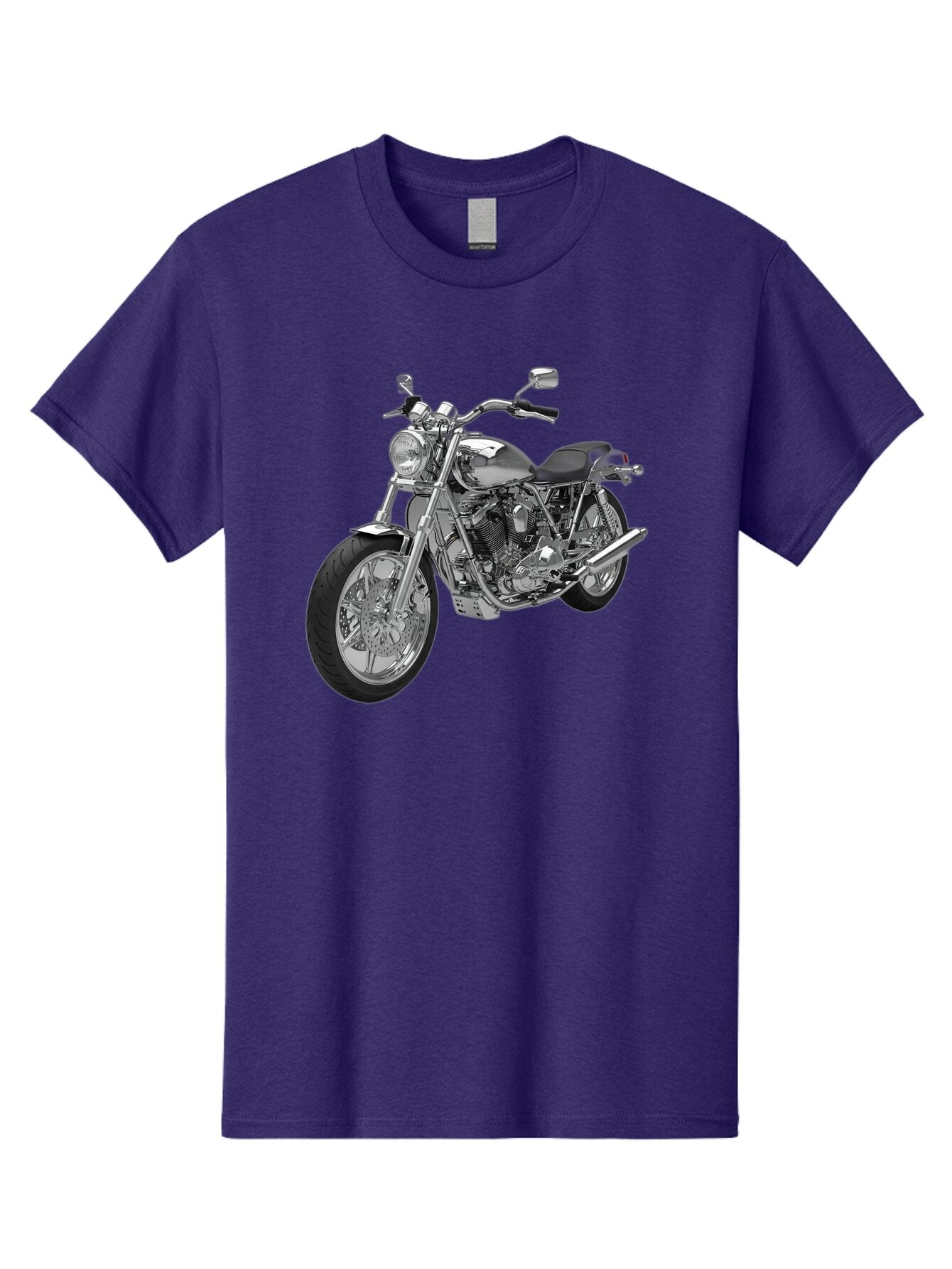 Chopper-Motorcycle-2 Men'S Graphic Tee, 100% Cotton, Comfortable Casual Summer Wear, Machine Washable, Vintage Camera, Old Camera, Antique Camera, Black Camera, Classic Photography, Photography Equipment, Nostalgic Device, Film Camera, Bao230