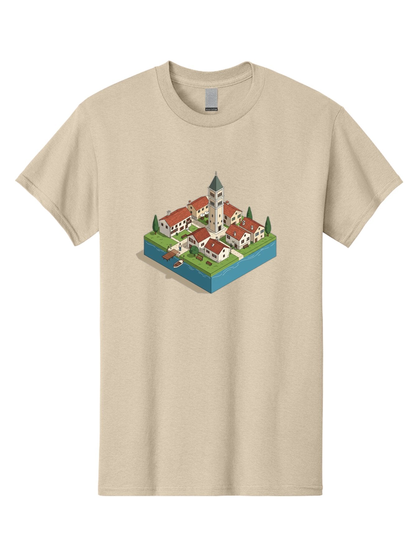 Church-Village Men'S Graphic Tee, 100% Cotton, Comfortable Casual Summer Wear, Machine Washable, Vintage Camera, Old Camera, Antique Camera, Black Camera, Classic Photography, Photography Equipment, Nostalgic Device, Film Camera, Camera Art Bao232