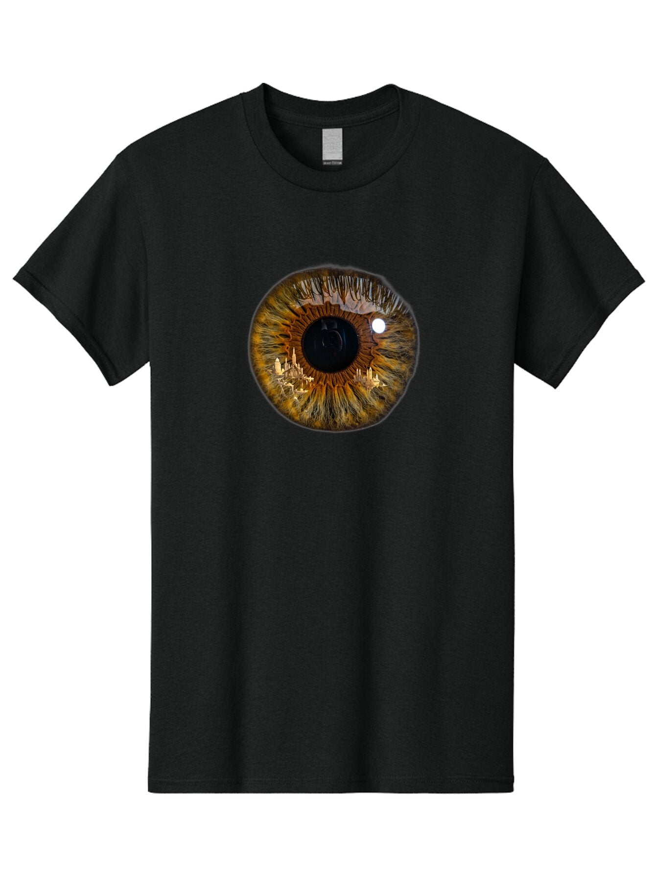 City-In-Eye Men'S Graphic Tee, 100% Cotton, Comfortable Casual Summer Wear, Machine Washable, Vintage Camera, Old Camera, Antique Camera, Black Camera, Classic Photography, Photography Equipment, Nostalgic Device, Film Camera, Camera Art Bao235