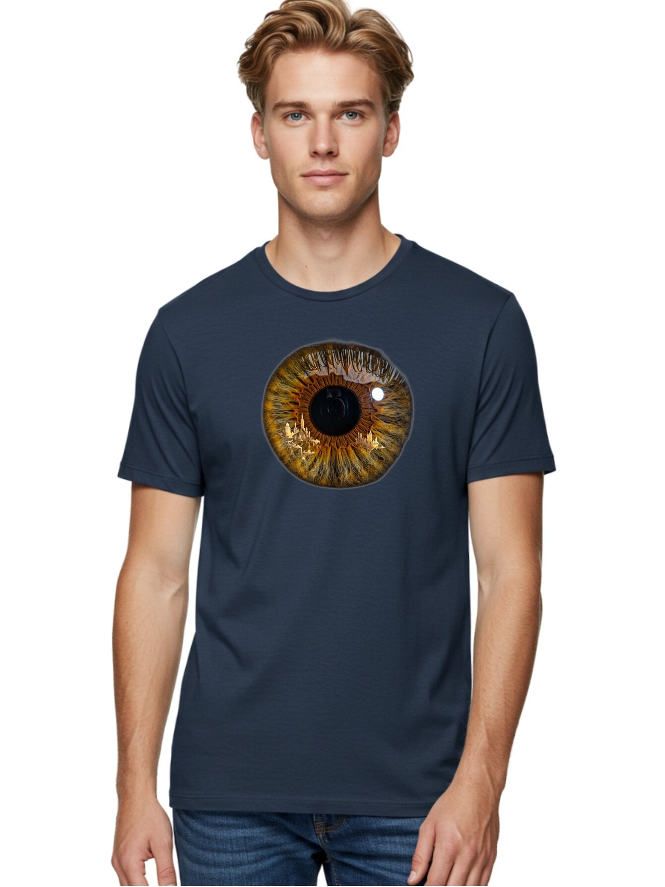 City-In-Eye Men'S Graphic Tee, 100% Cotton, Comfortable Casual Summer Wear, Machine Washable, Vintage Camera, Old Camera, Antique Camera, Black Camera, Classic Photography, Photography Equipment, Nostalgic Device, Film Camera, Camera Art Bao235 22