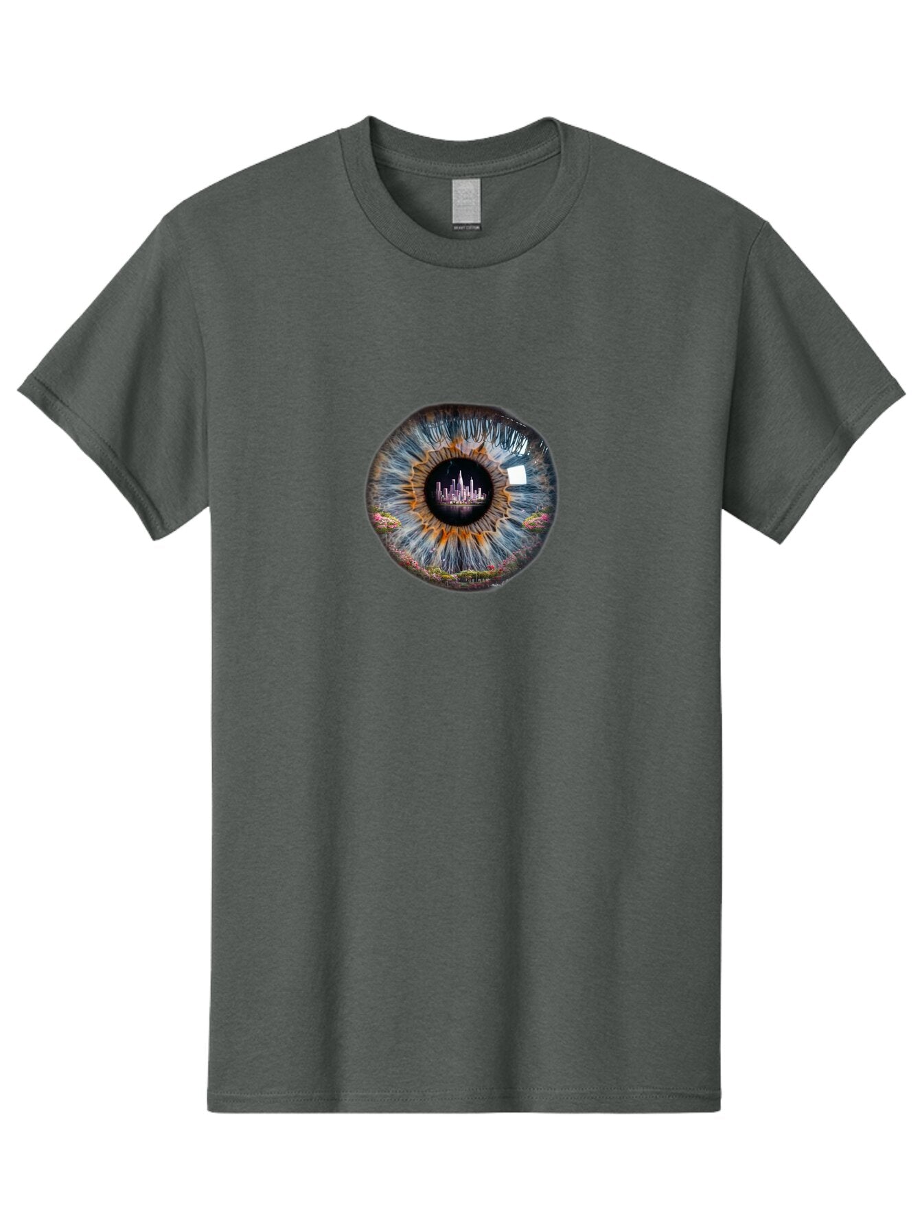 City-Skyline-Eye Men'S Graphic Tee, 100% Cotton, Comfortable Casual Summer Wear, Machine Washable, Vintage Camera, Old Camera, Antique Camera, Black Camera, Classic Photography, Photography Equipment, Nostalgic Device, Film Camera, Camera Art Bao236 11