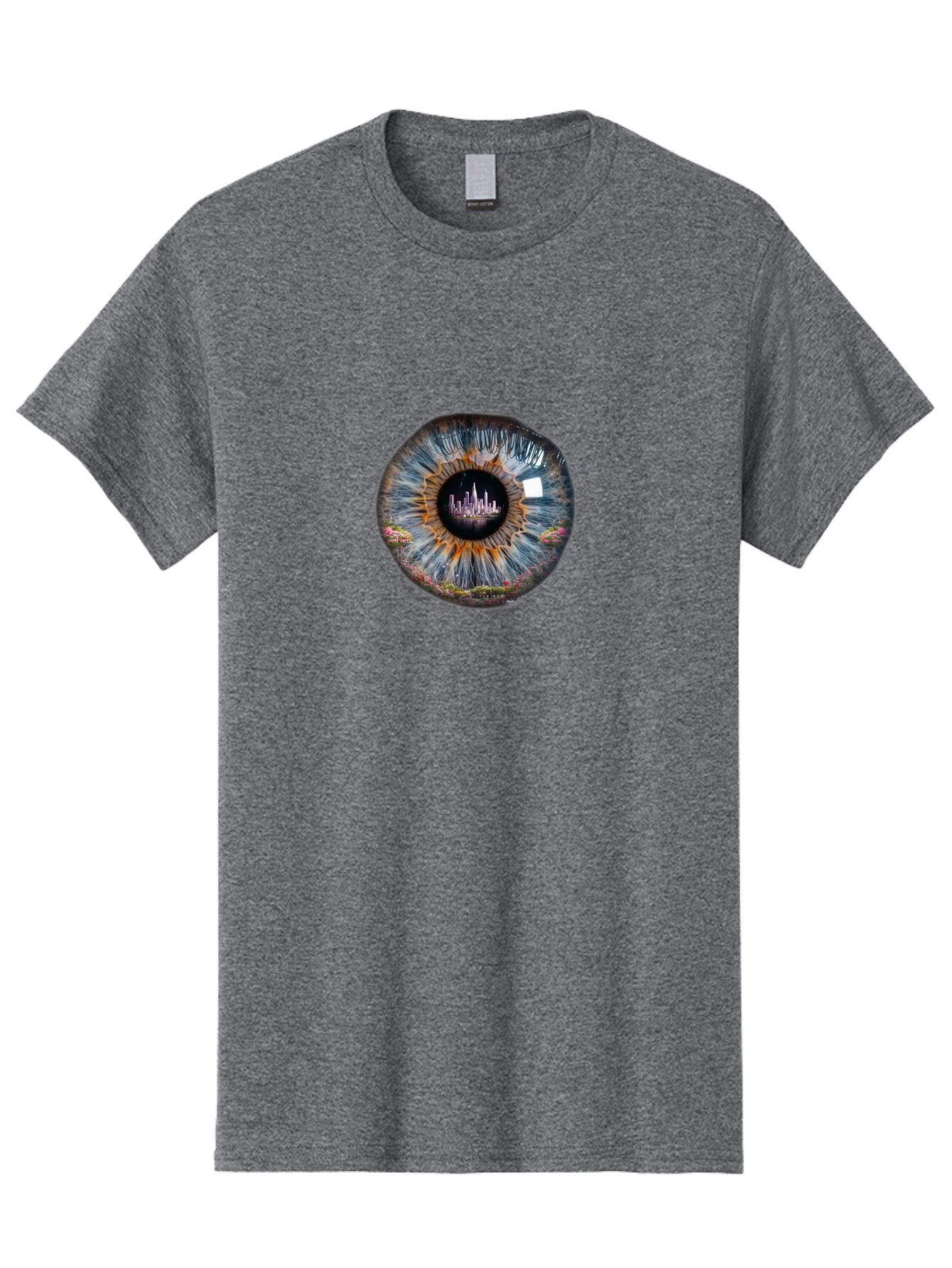 City-Skyline-Eye Men'S Graphic Tee, 100% Cotton, Comfortable Casual Summer Wear, Machine Washable, Vintage Camera, Old Camera, Antique Camera, Black Camera, Classic Photography, Photography Equipment, Nostalgic Device, Film Camera, Camera Art Bao236 10