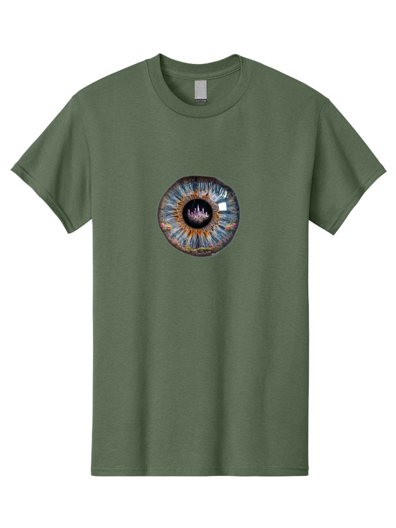 City-Skyline-Eye Men'S Graphic Tee, 100% Cotton, Comfortable Casual Summer Wear, Machine Washable, Vintage Camera, Old Camera, Antique Camera, Black Camera, Classic Photography, Photography Equipment, Nostalgic Device, Film Camera, Camera Art Bao236 15