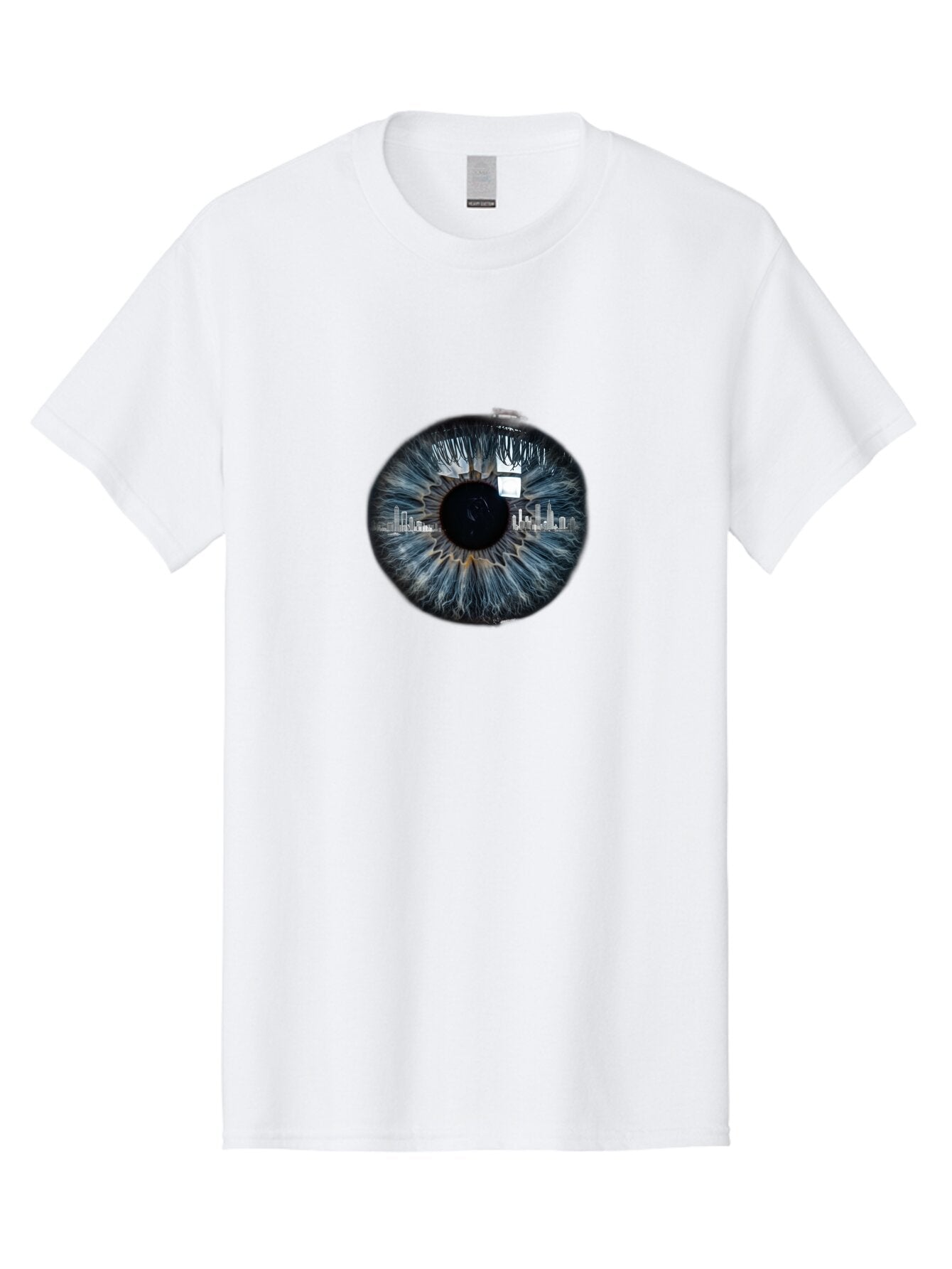 City-Skyline-In-Eye Men'S Graphic Tee, 100% Cotton, Comfortable Casual Summer Wear, Machine Washable, Vintage Camera, Old Camera, Antique Camera, Black Camera, Classic Photography, Photography Equipment, Nostalgic Device, Film Camera, Bao237 14