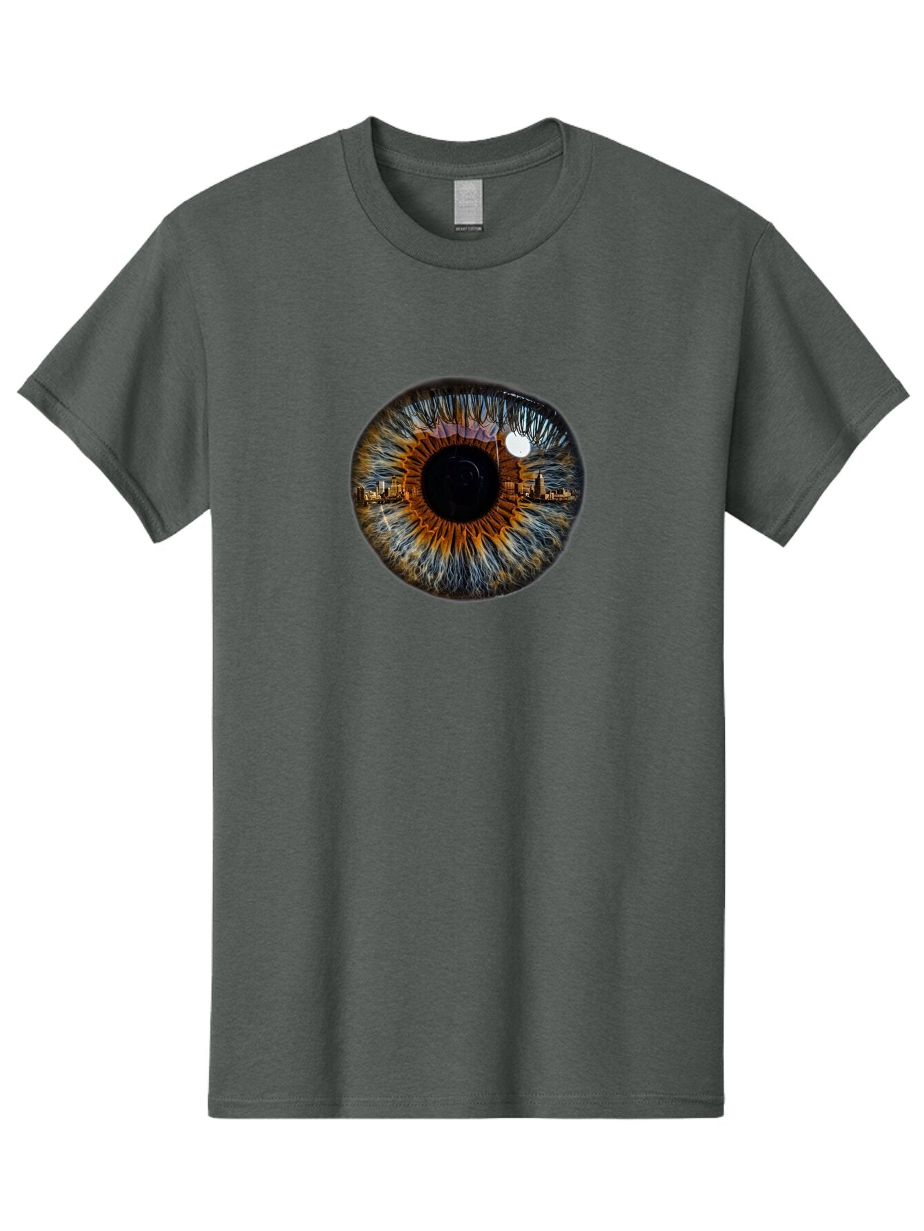 Cityscape-Eye-1 Men'S Graphic Tee, 100% Cotton, Comfortable Casual Summer Wear, Machine Washable, Vintage Camera, Old Camera, Antique Camera, Black Camera, Classic Photography, Photography Equipment, Nostalgic Device, Film Camera, Camera Art Bao239 12