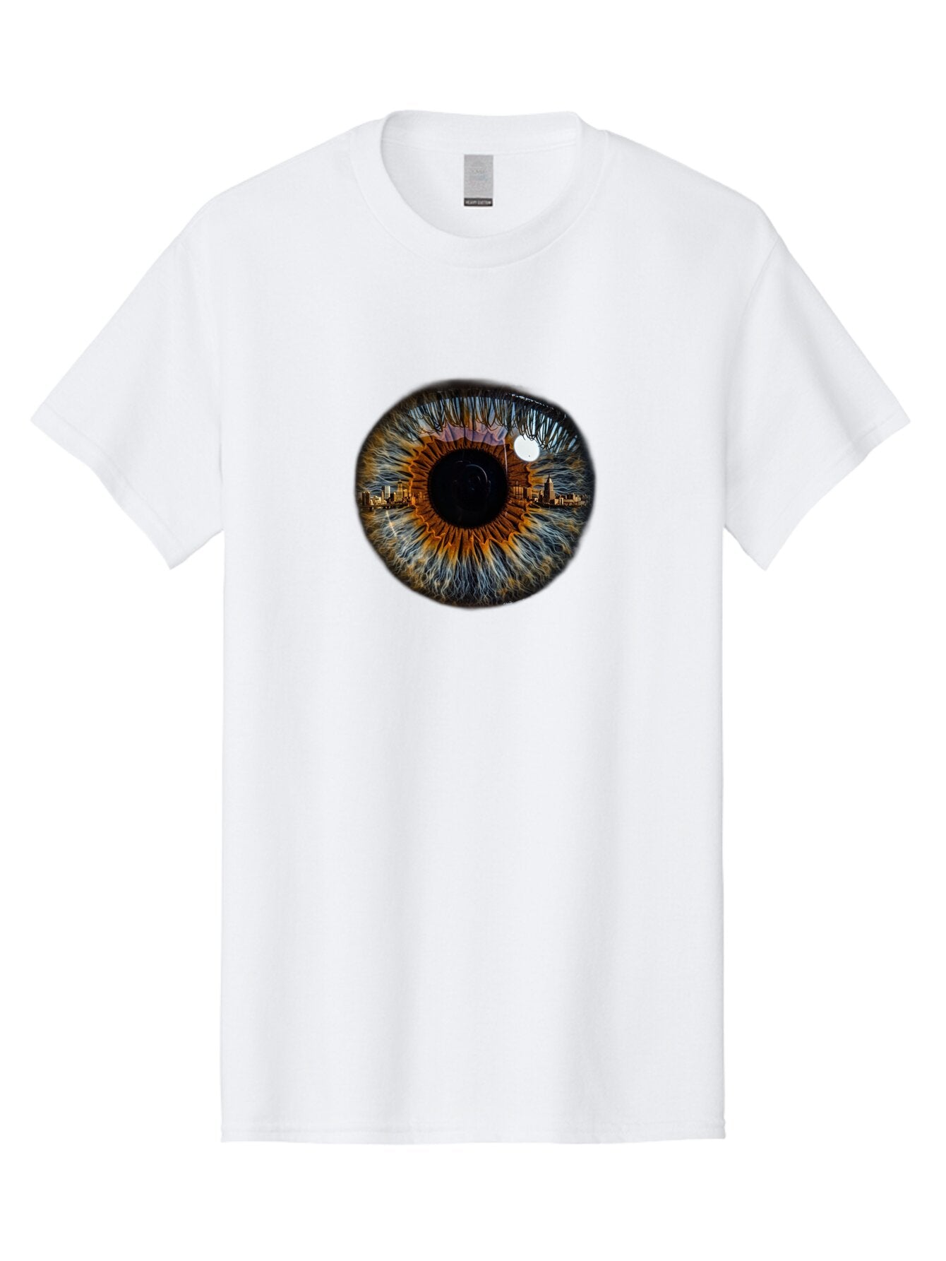 Cityscape-Eye-1 Men'S Graphic Tee, 100% Cotton, Comfortable Casual Summer Wear, Machine Washable, Vintage Camera, Old Camera, Antique Camera, Black Camera, Classic Photography, Photography Equipment, Nostalgic Device, Film Camera, Camera Art Bao239 9