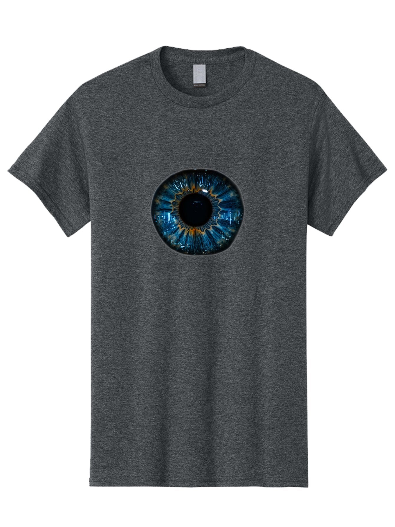 Cityscape-Eye-2 Men'S Graphic Tee, 100% Cotton, Comfortable Casual Summer Wear, Machine Washable, Vintage Camera, Old Camera, Antique Camera, Black Camera, Classic Photography, Photography Equipment, Nostalgic Device, Film Camera, Camera Art Bao240 3