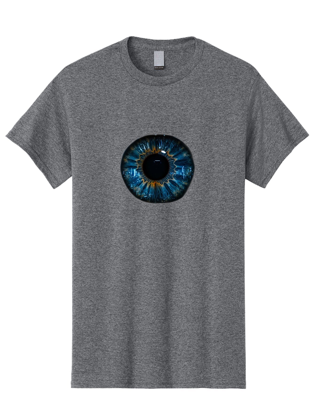 Cityscape-Eye-2 Men'S Graphic Tee, 100% Cotton, Comfortable Casual Summer Wear, Machine Washable, Vintage Camera, Old Camera, Antique Camera, Black Camera, Classic Photography, Photography Equipment, Nostalgic Device, Film Camera, Camera Art Bao240 9