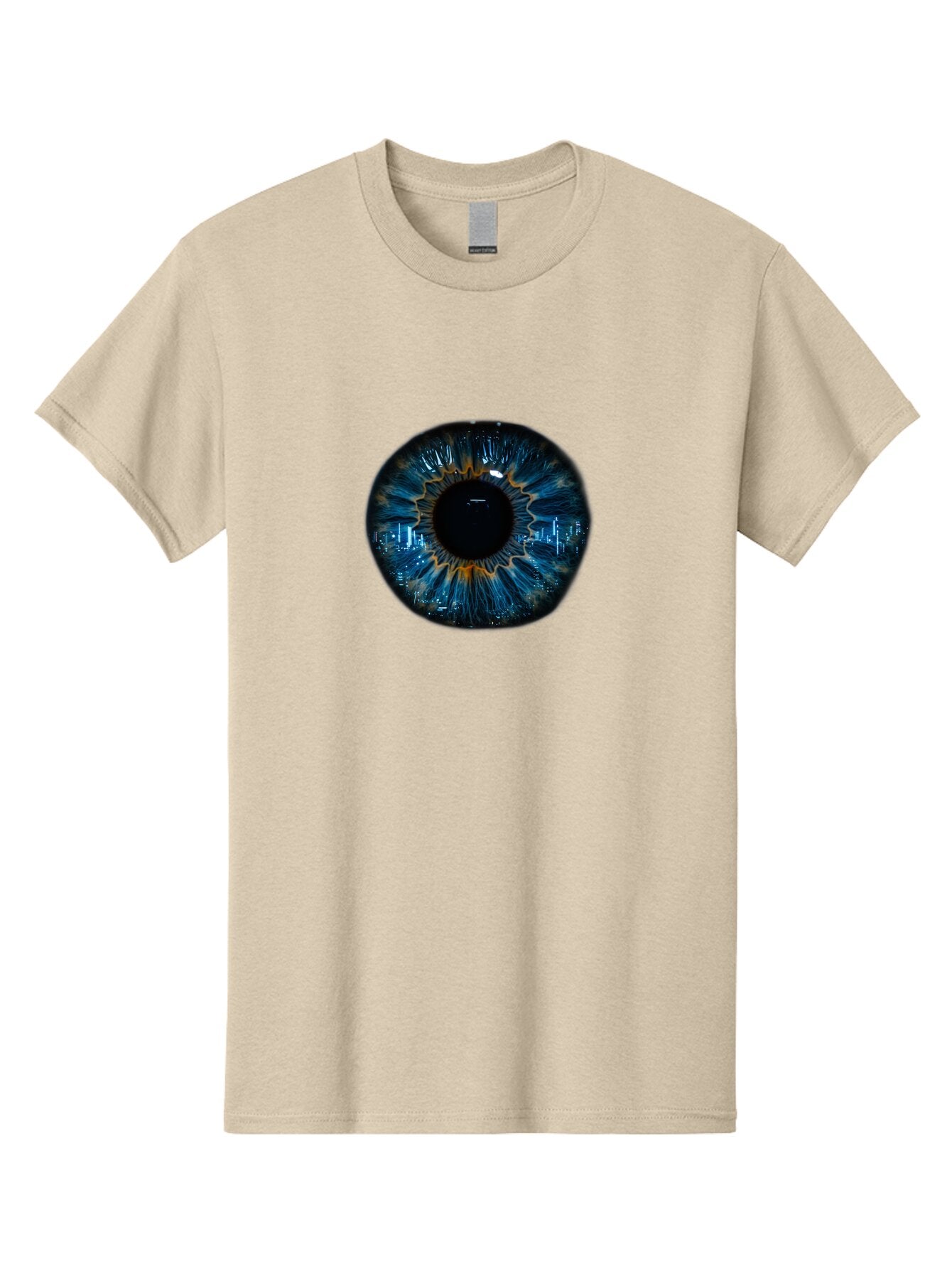 Cityscape-Eye-2 Men'S Graphic Tee, 100% Cotton, Comfortable Casual Summer Wear, Machine Washable, Vintage Camera, Old Camera, Antique Camera, Black Camera, Classic Photography, Photography Equipment, Nostalgic Device, Film Camera, Camera Art Bao240 4