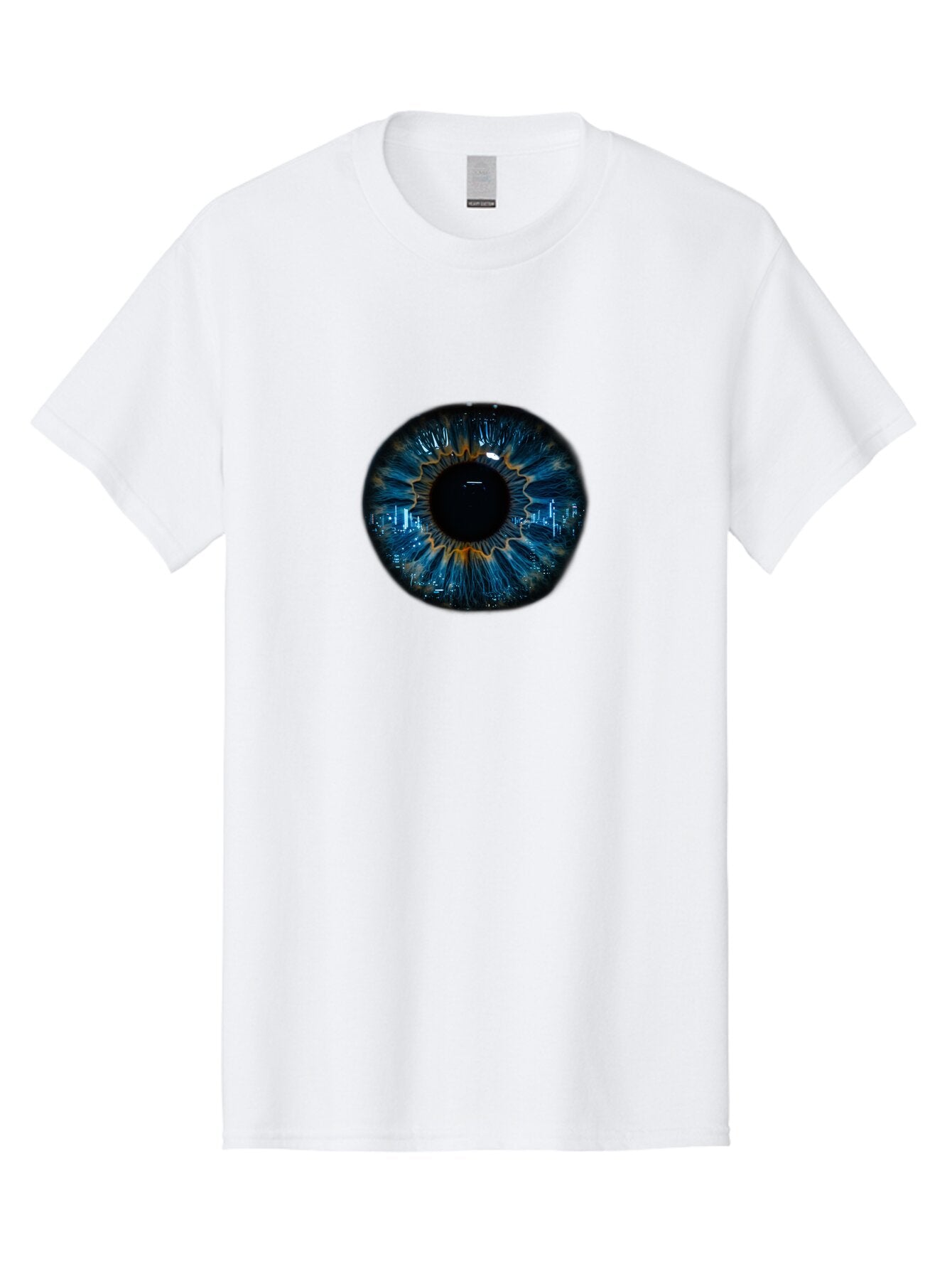 Cityscape-Eye-2 Men'S Graphic Tee, 100% Cotton, Comfortable Casual Summer Wear, Machine Washable, Vintage Camera, Old Camera, Antique Camera, Black Camera, Classic Photography, Photography Equipment, Nostalgic Device, Film Camera, Camera Art Bao240 8