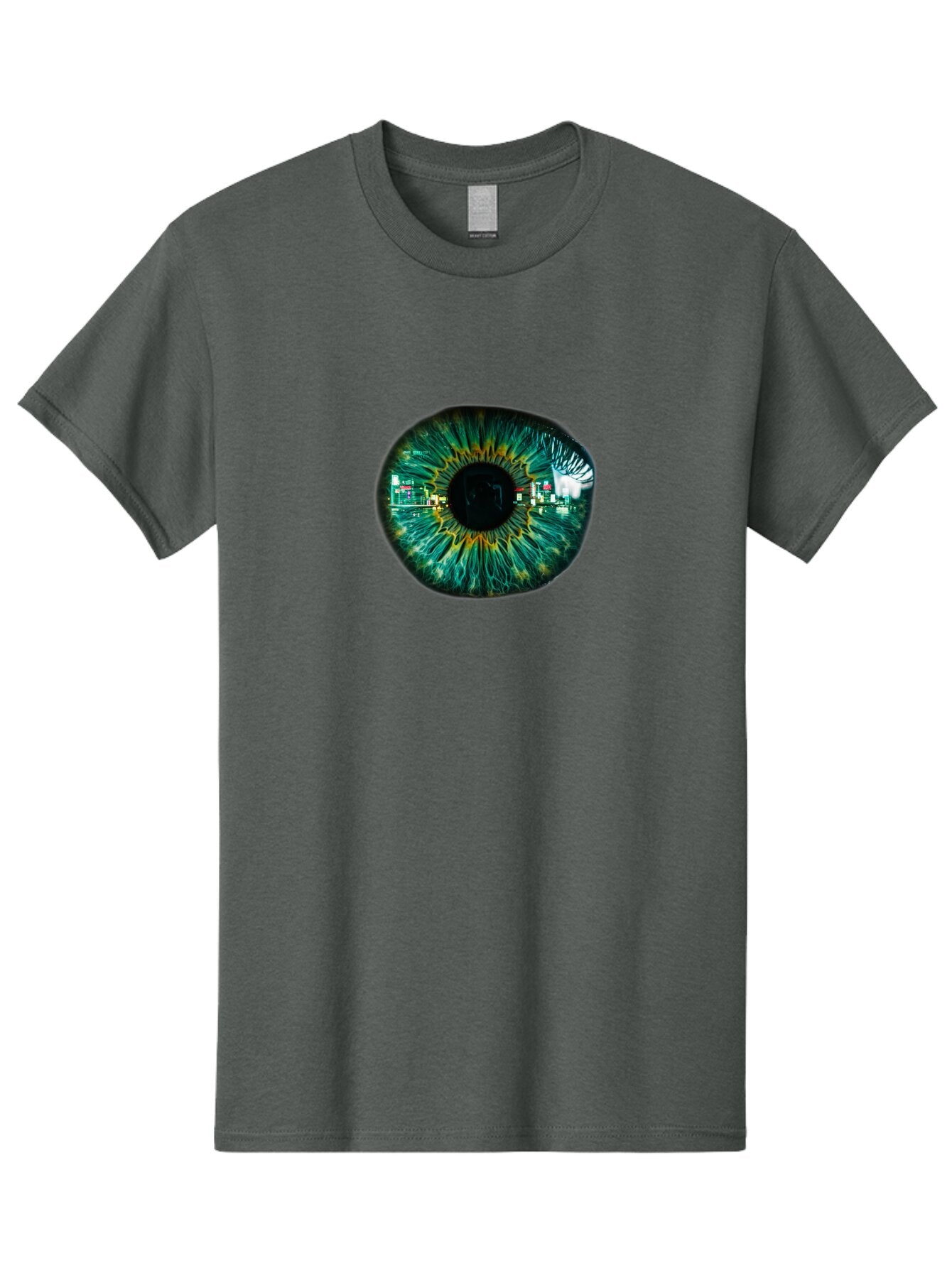 Cityscape-Eye Men'S Graphic Tee, 100% Cotton, Comfortable Casual Summer Wear, Machine Washable, Vintage Camera, Old Camera, Antique Camera, Black Camera, Classic Photography, Photography Equipment, Nostalgic Device, Film Camera, Camera Art Bao241 6