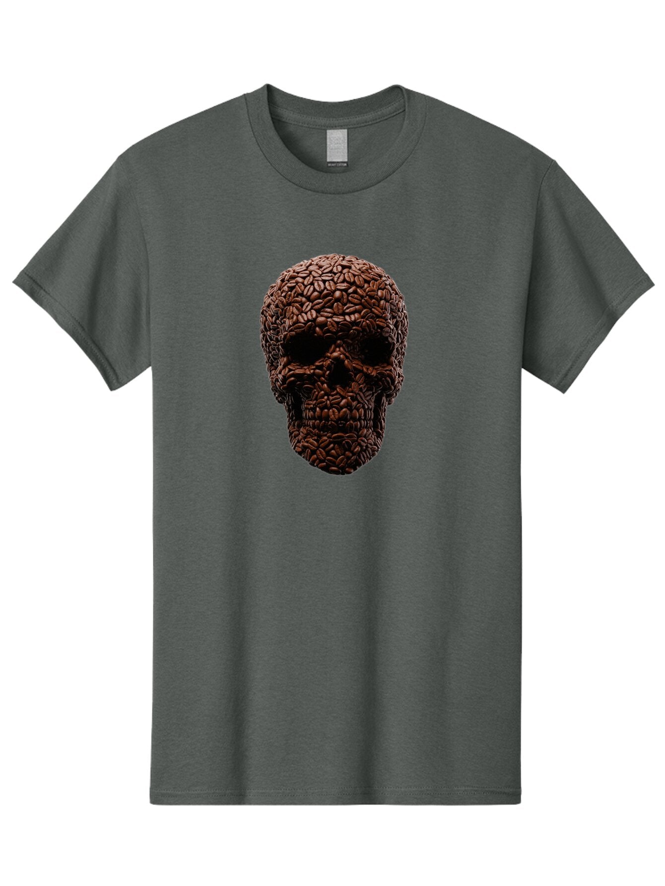 Coffee-Beans-Skull Men'S Graphic Tee, 100% Cotton, Comfortable Casual Summer Wear, Machine Washable, Vintage Camera, Old Camera, Antique Camera, Black Camera, Classic Photography, Photography Equipment, Nostalgic Device, Film Camera, Bao247 9