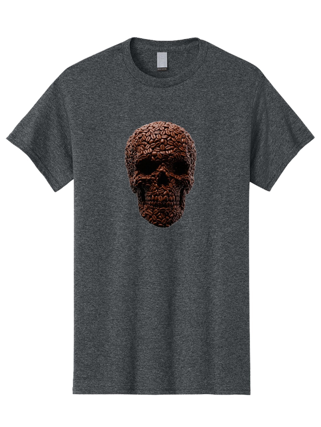 Coffee-Beans-Skull Men'S Graphic Tee, 100% Cotton, Comfortable Casual Summer Wear, Machine Washable, Vintage Camera, Old Camera, Antique Camera, Black Camera, Classic Photography, Photography Equipment, Nostalgic Device, Film Camera, Bao247 8