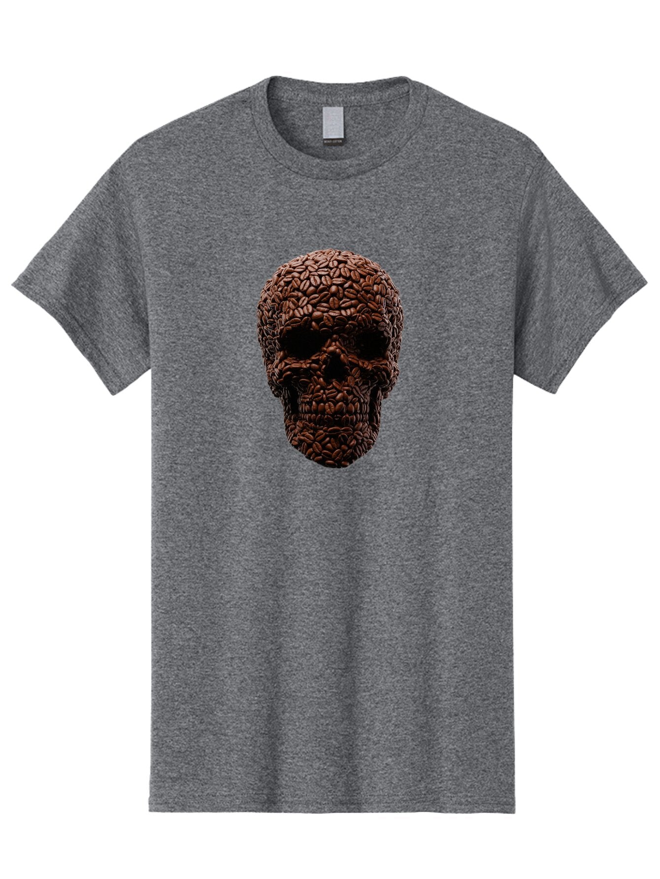 Coffee-Beans-Skull Men'S Graphic Tee, 100% Cotton, Comfortable Casual Summer Wear, Machine Washable, Vintage Camera, Old Camera, Antique Camera, Black Camera, Classic Photography, Photography Equipment, Nostalgic Device, Film Camera, Bao247 13