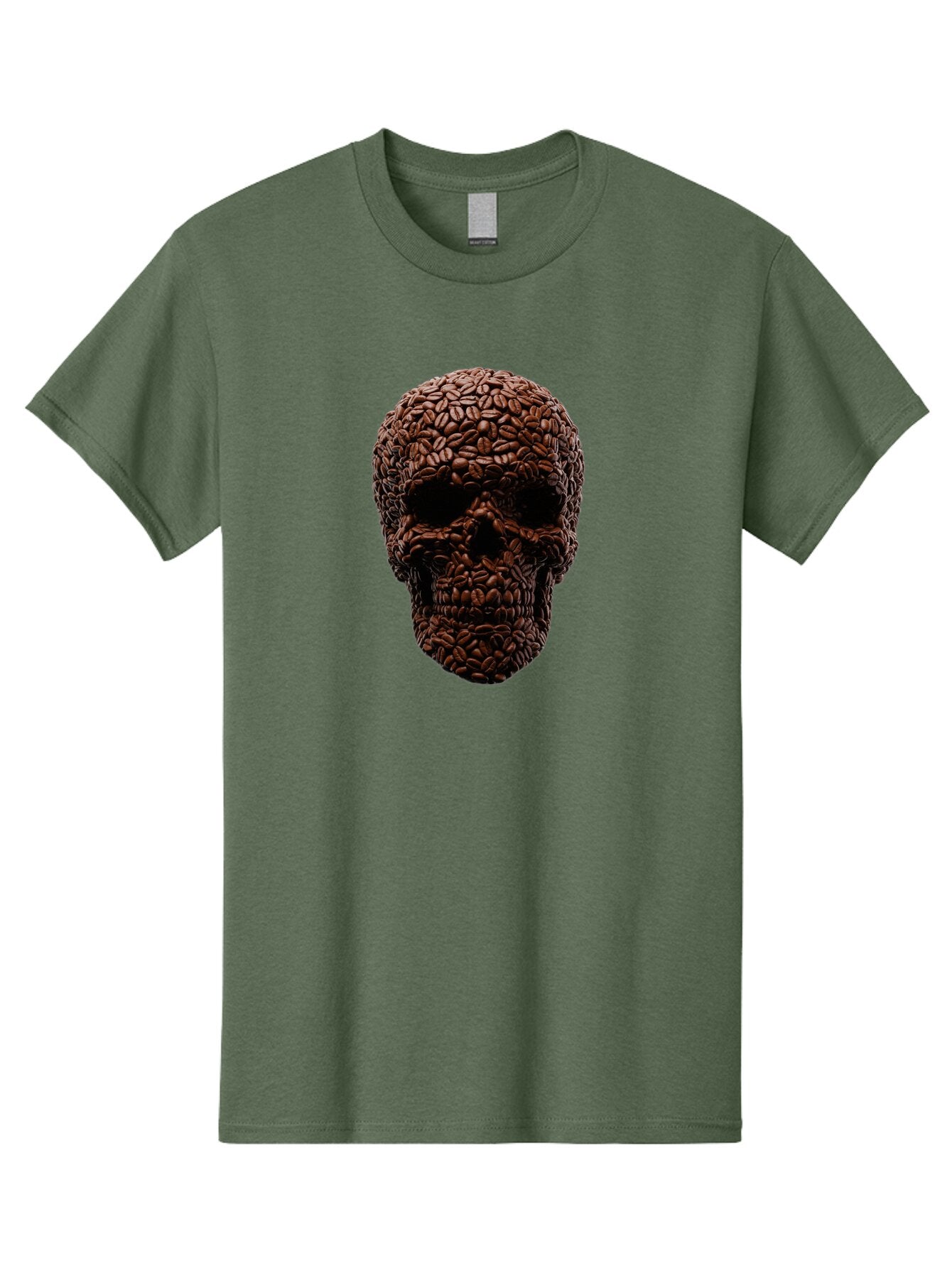 Coffee-Beans-Skull Men'S Graphic Tee, 100% Cotton, Comfortable Casual Summer Wear, Machine Washable, Vintage Camera, Old Camera, Antique Camera, Black Camera, Classic Photography, Photography Equipment, Nostalgic Device, Film Camera, Bao247 6