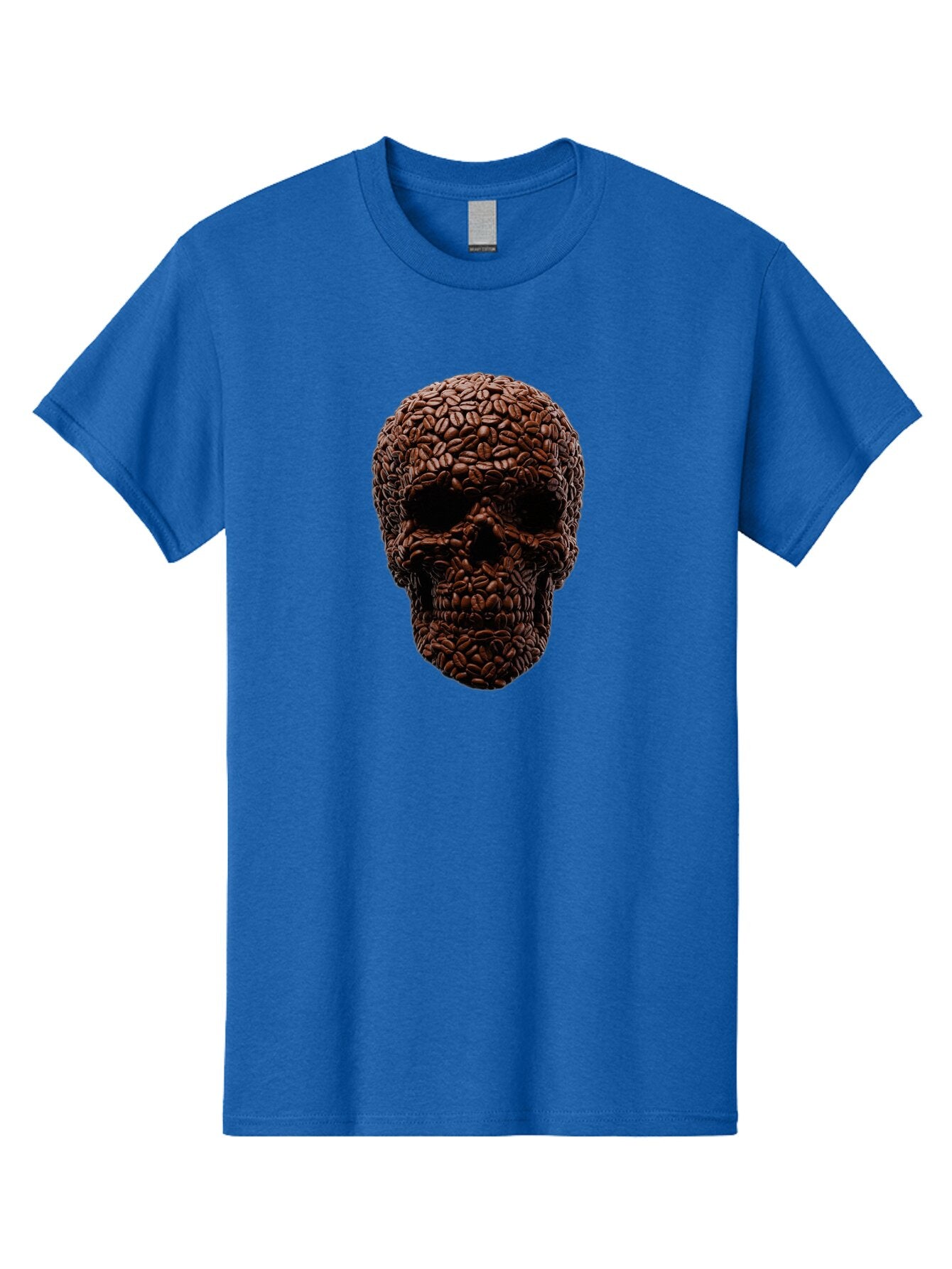 Coffee-Beans-Skull Men'S Graphic Tee, 100% Cotton, Comfortable Casual Summer Wear, Machine Washable, Vintage Camera, Old Camera, Antique Camera, Black Camera, Classic Photography, Photography Equipment, Nostalgic Device, Film Camera, Bao247 7