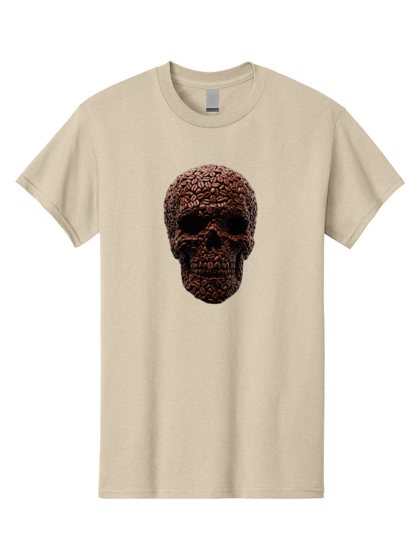 Coffee-Beans-Skull Men'S Graphic Tee, 100% Cotton, Comfortable Casual Summer Wear, Machine Washable, Vintage Camera, Old Camera, Antique Camera, Black Camera, Classic Photography, Photography Equipment, Nostalgic Device, Film Camera, Bao247 10