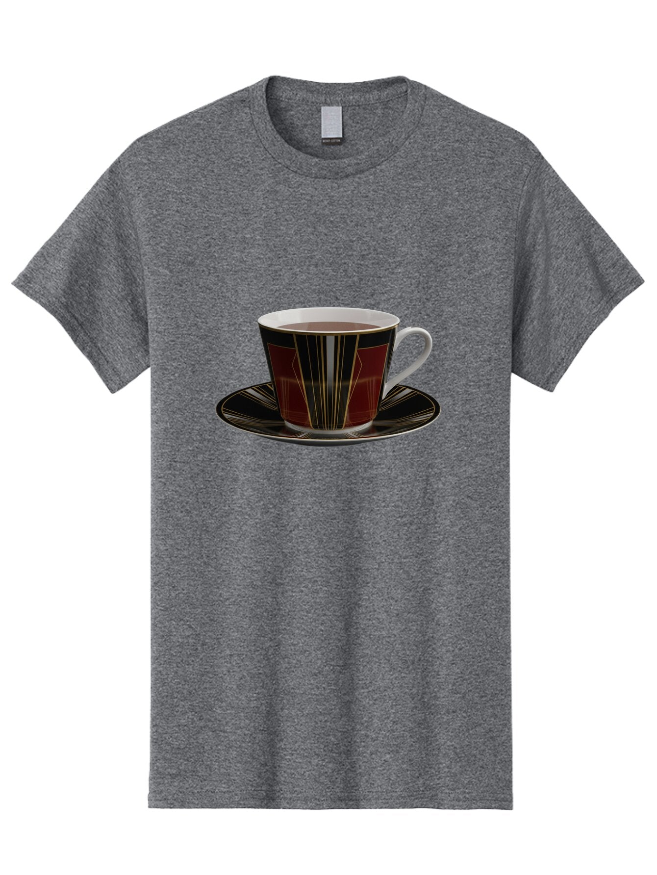 Coffee-Cup-And-Saucer Men'S Graphic Tee, 100% Cotton, Comfortable Casual Summer Wear, Machine Washable, Vintage Camera, Old Camera, Antique Camera, Black Camera, Classic Photography, Photography Equipment, Nostalgic Device, Film Camera, Bao249