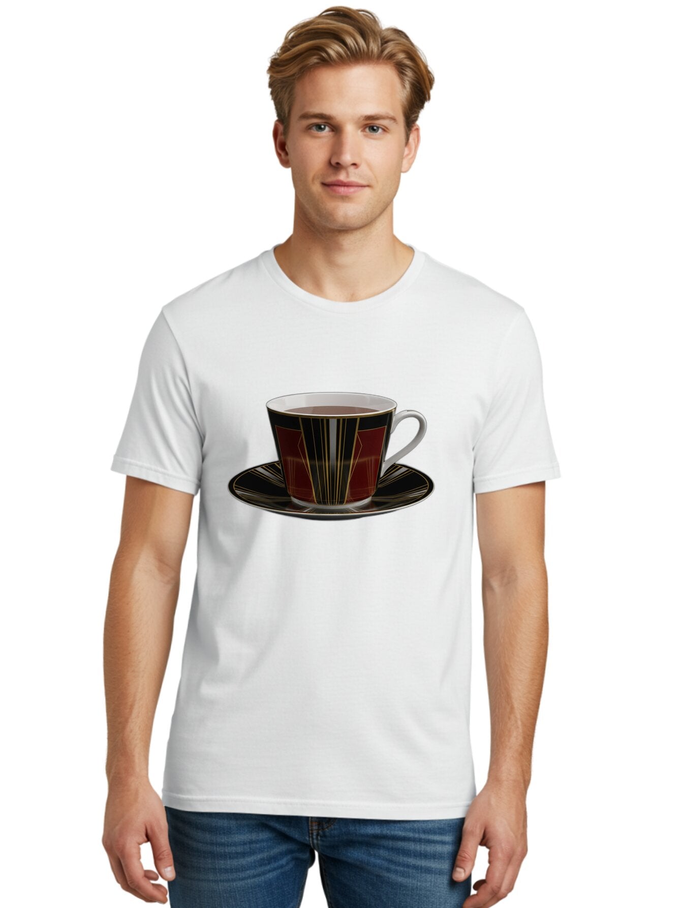Coffee-Cup-And-Saucer Men'S Graphic Tee, 100% Cotton, Comfortable Casual Summer Wear, Machine Washable, Vintage Camera, Old Camera, Antique Camera, Black Camera, Classic Photography, Photography Equipment, Nostalgic Device, Film Camera, Bao249 16